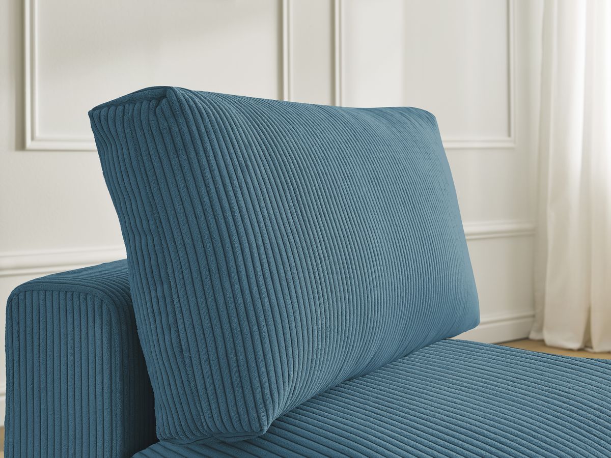 Bobochic Paris Sofamodul 1-Sitzer Cordsamt Hellblau