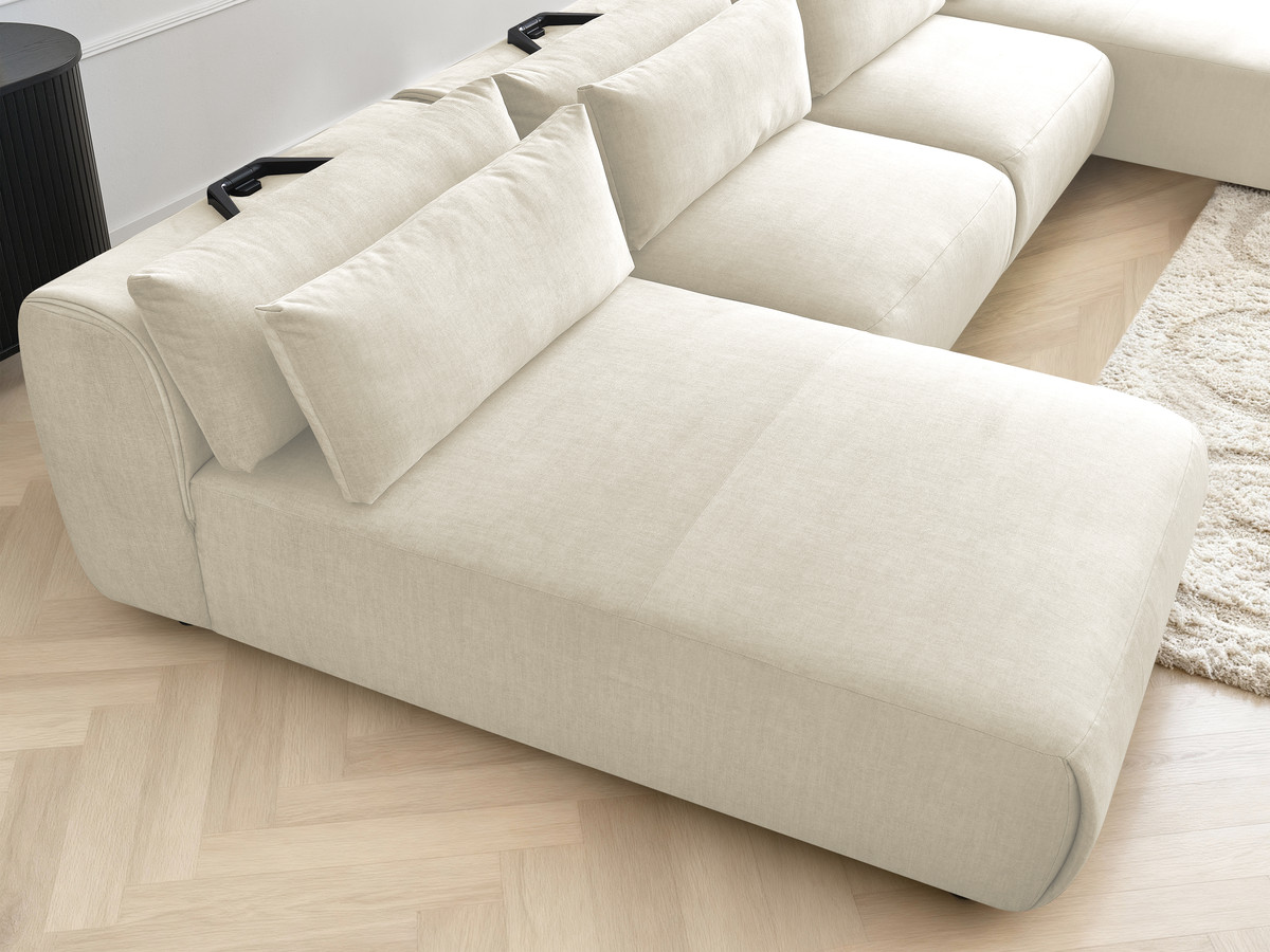Bobochic Jana Wohnlandschaft Samt Beige