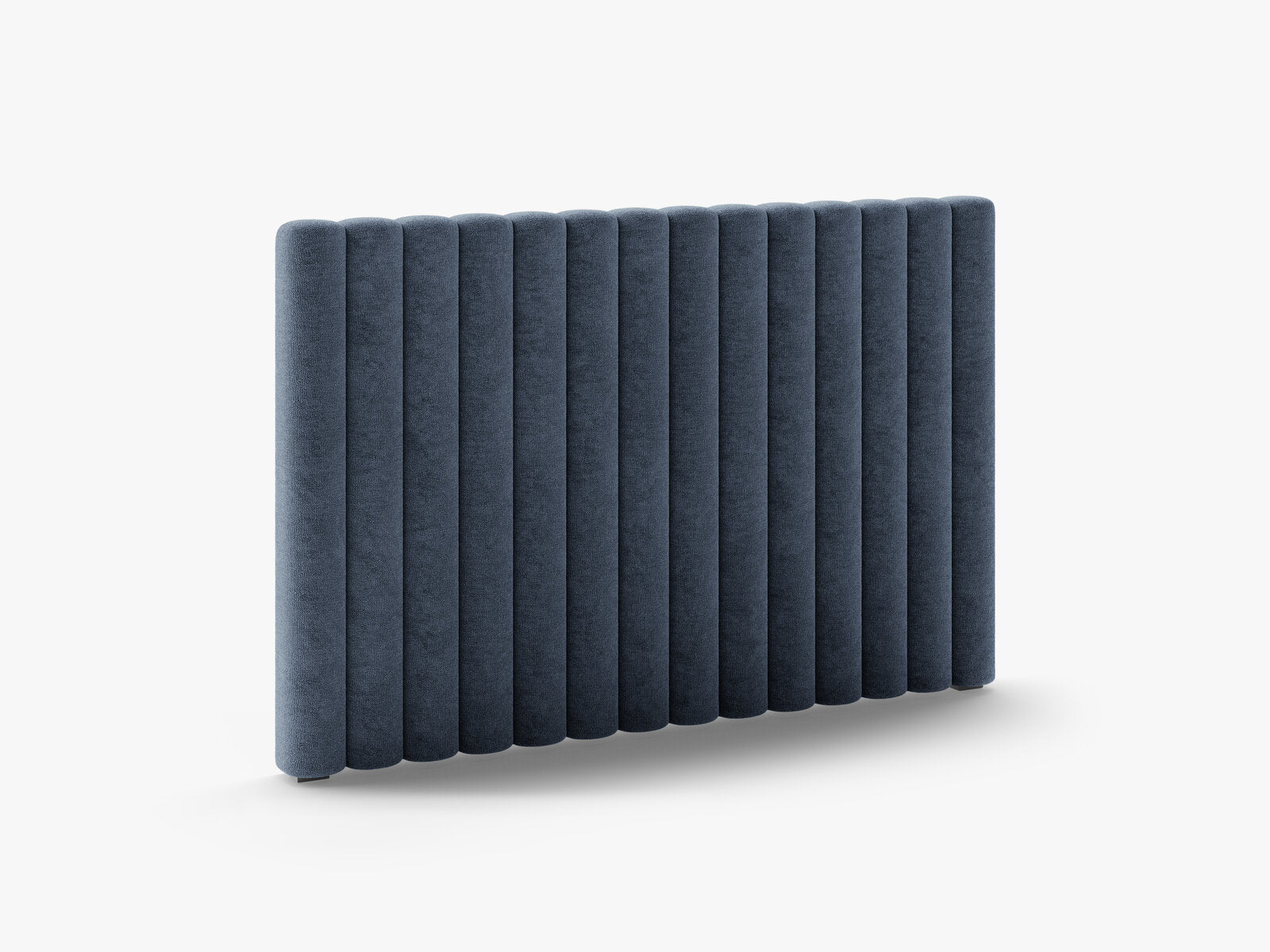 Micadoni Mistero Samtiger Kopfteil 80 cm Chenille Perfect Harmony Dunkelblau 140x95
