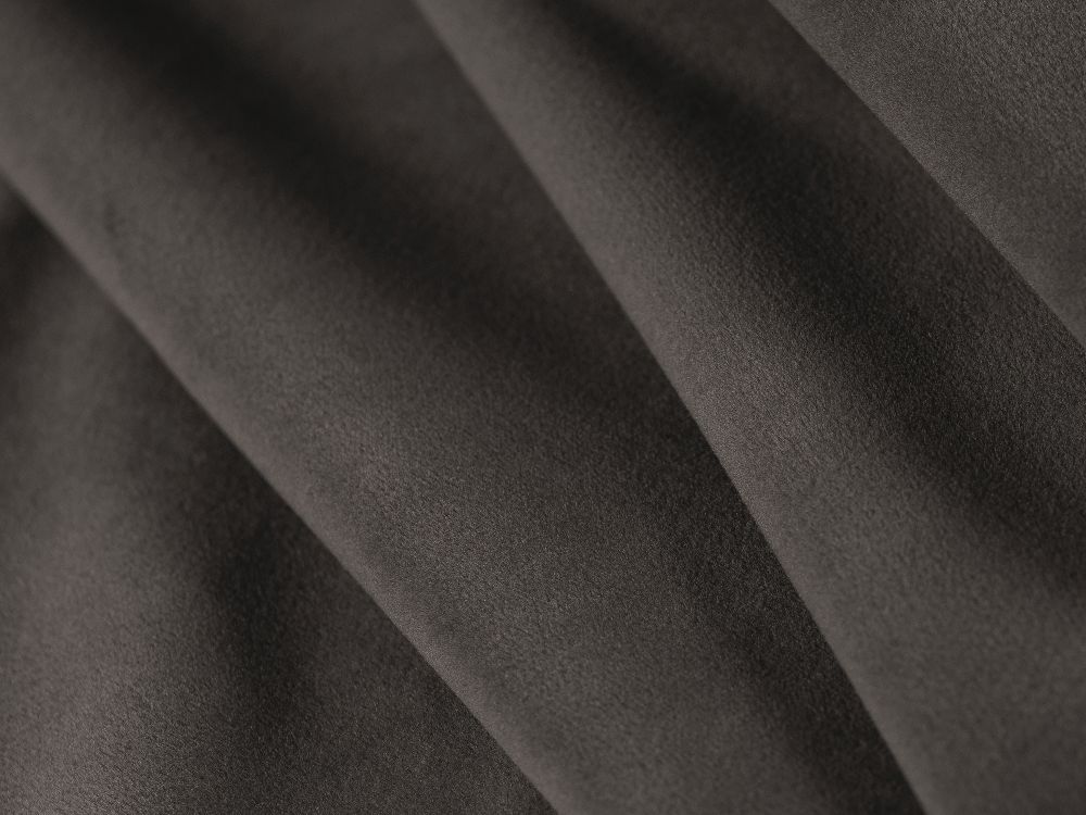 Cosmopolitan Design Ecksofa Siena 4-Sitzer offen Samt Salvador Dunkelgrau Rechts