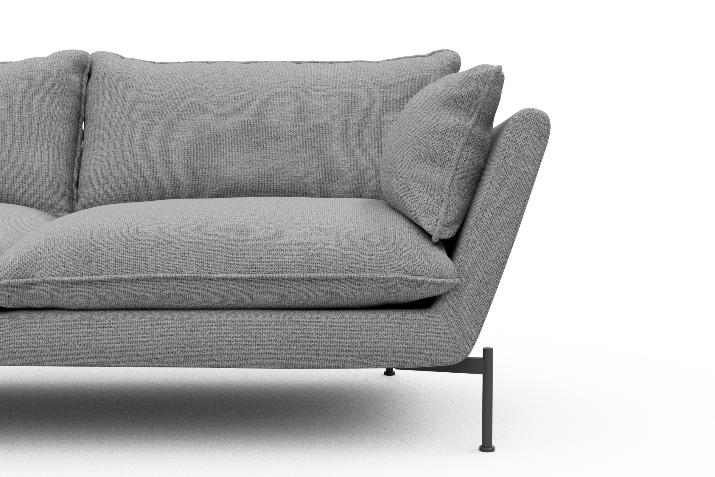 Sofa Anton PREMIUM 2-Sitzer Sama-Grey