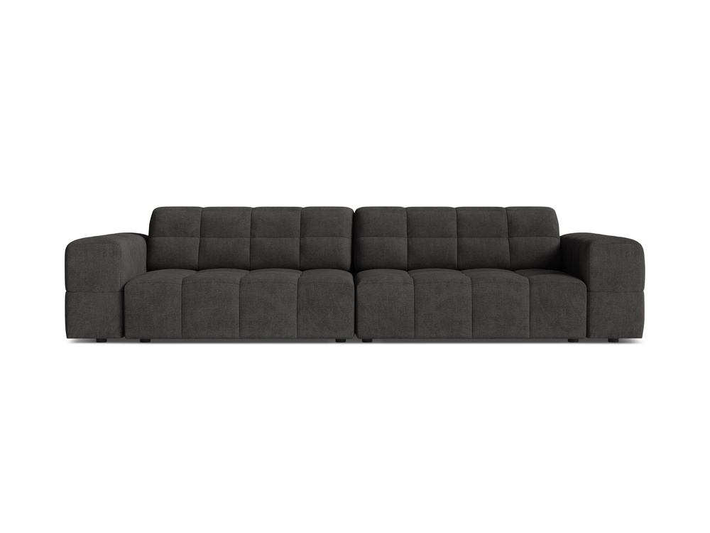 Cosmopolitan Design Sofa Chicago 4-Sitzer Chenille Eden Dunkelgrau