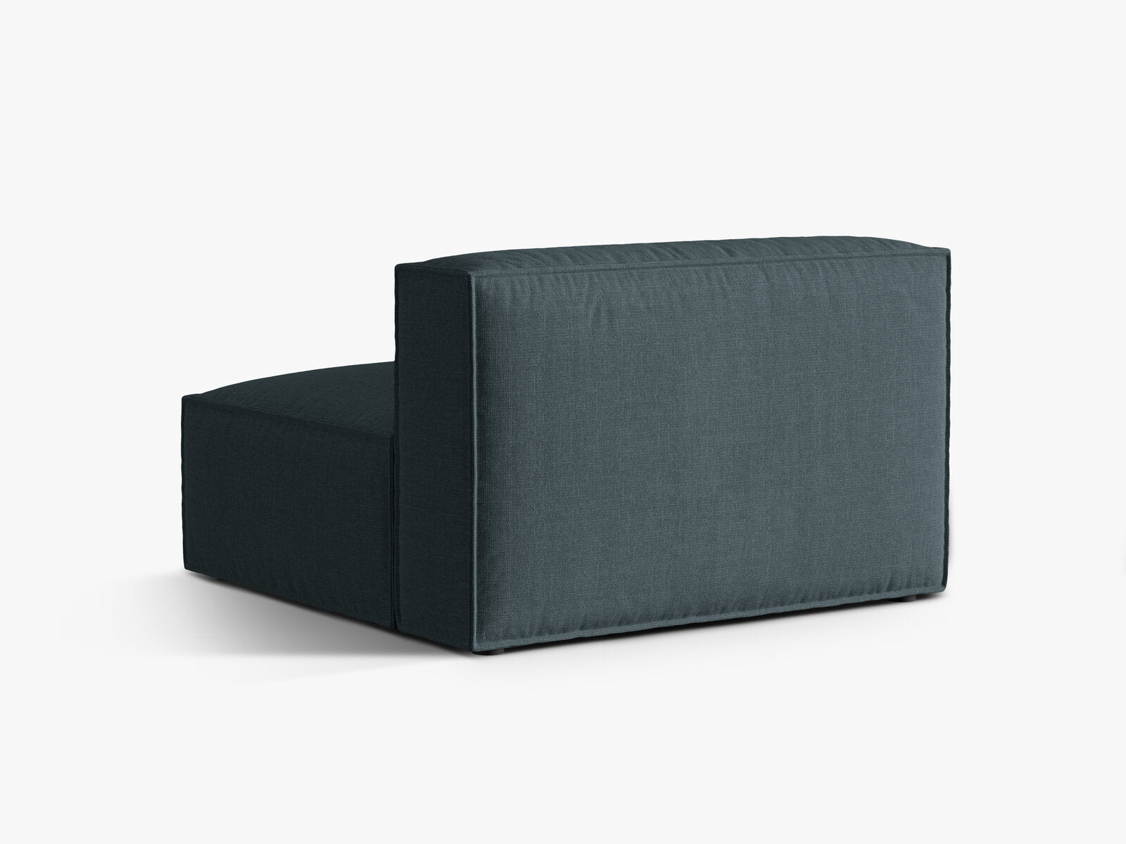 Micadoni Modul Nuria 2-Sitzer Strukturierter Stoff Liberty Dunkel Petrol