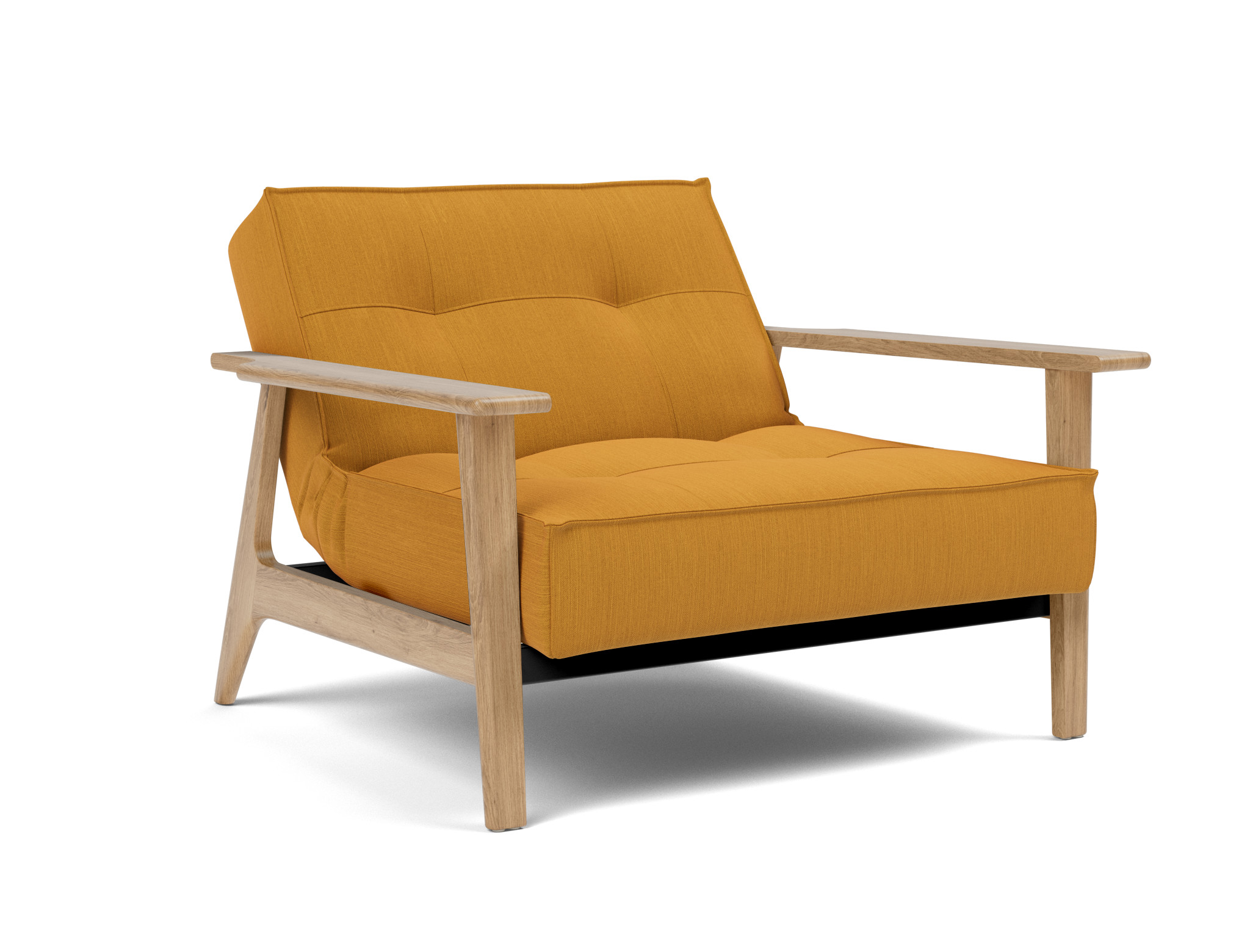 Sessel Splitback Frej Flachgewebe Elegance 507-Burned-Curry