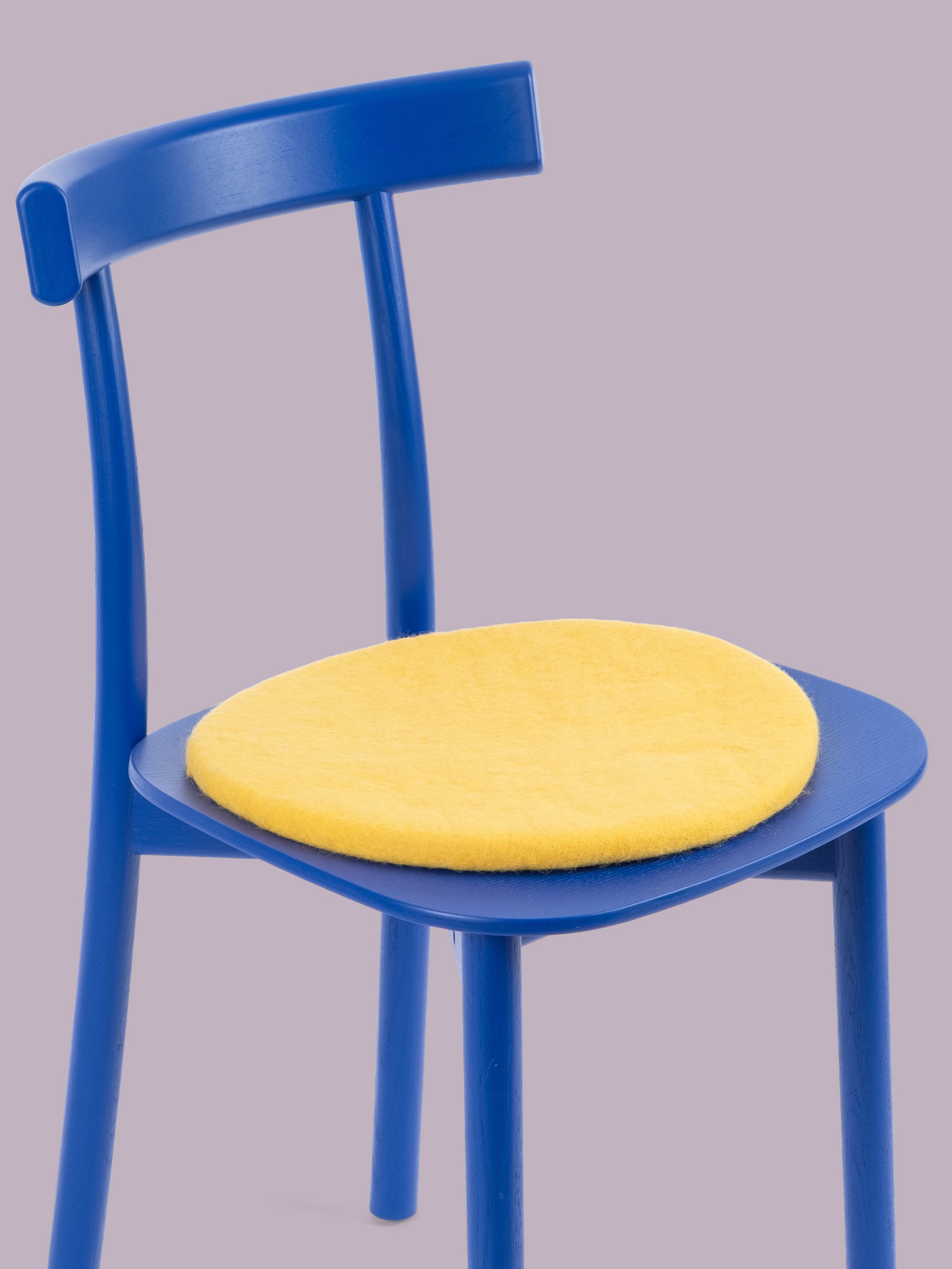 myfelt Kira Filz-Sitzauflage Gelb Ø 36 cm
