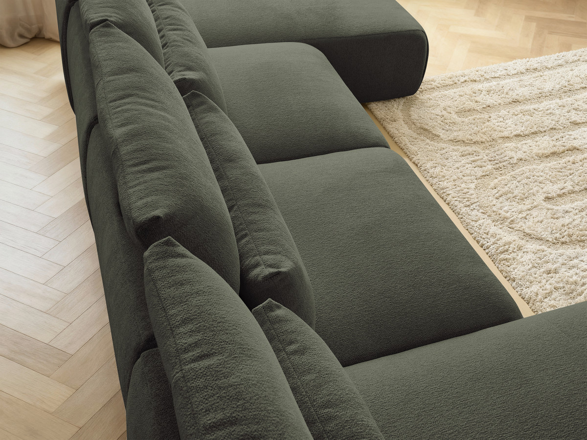 Bobochic Jana Wohnlandschaft Melange-Stoff Grün