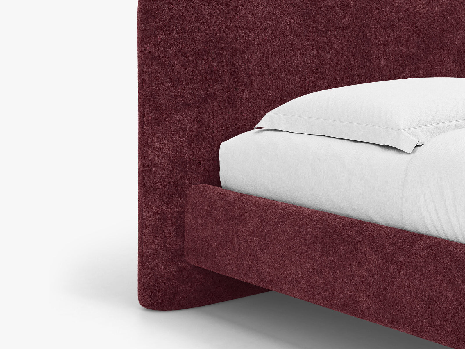 Micadoni Vera Bett mit Kopfteil Chenille Perfect Harmony Kirschbaum 180x200