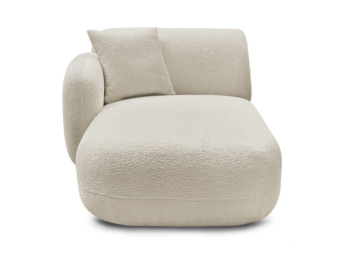 Bobochic Anda Méridienne-Modul Chenille Beige Ecke links