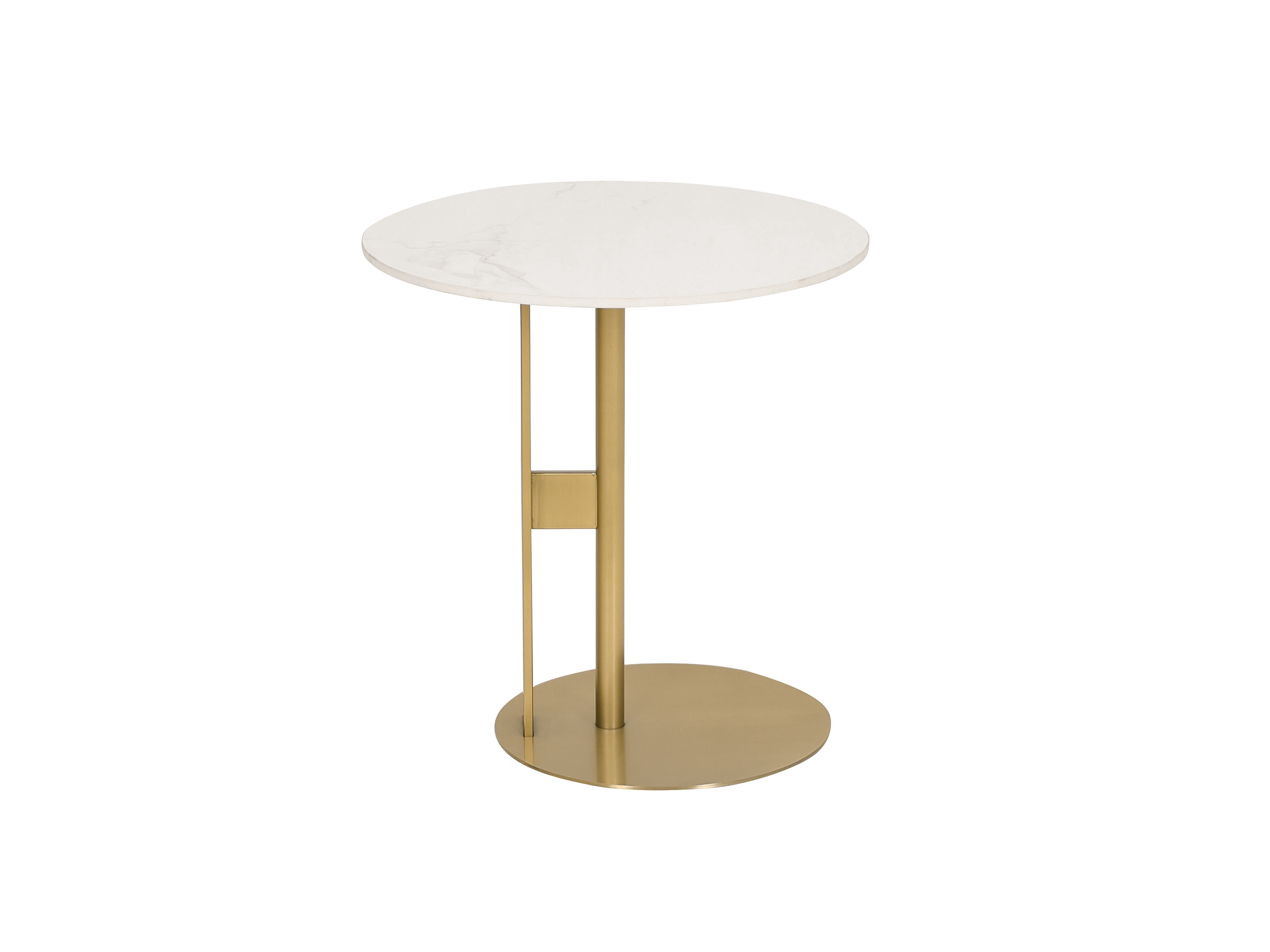 Livin Hill Couchtisch Set Modig Goldene Beine, weiße Tischplatte M53