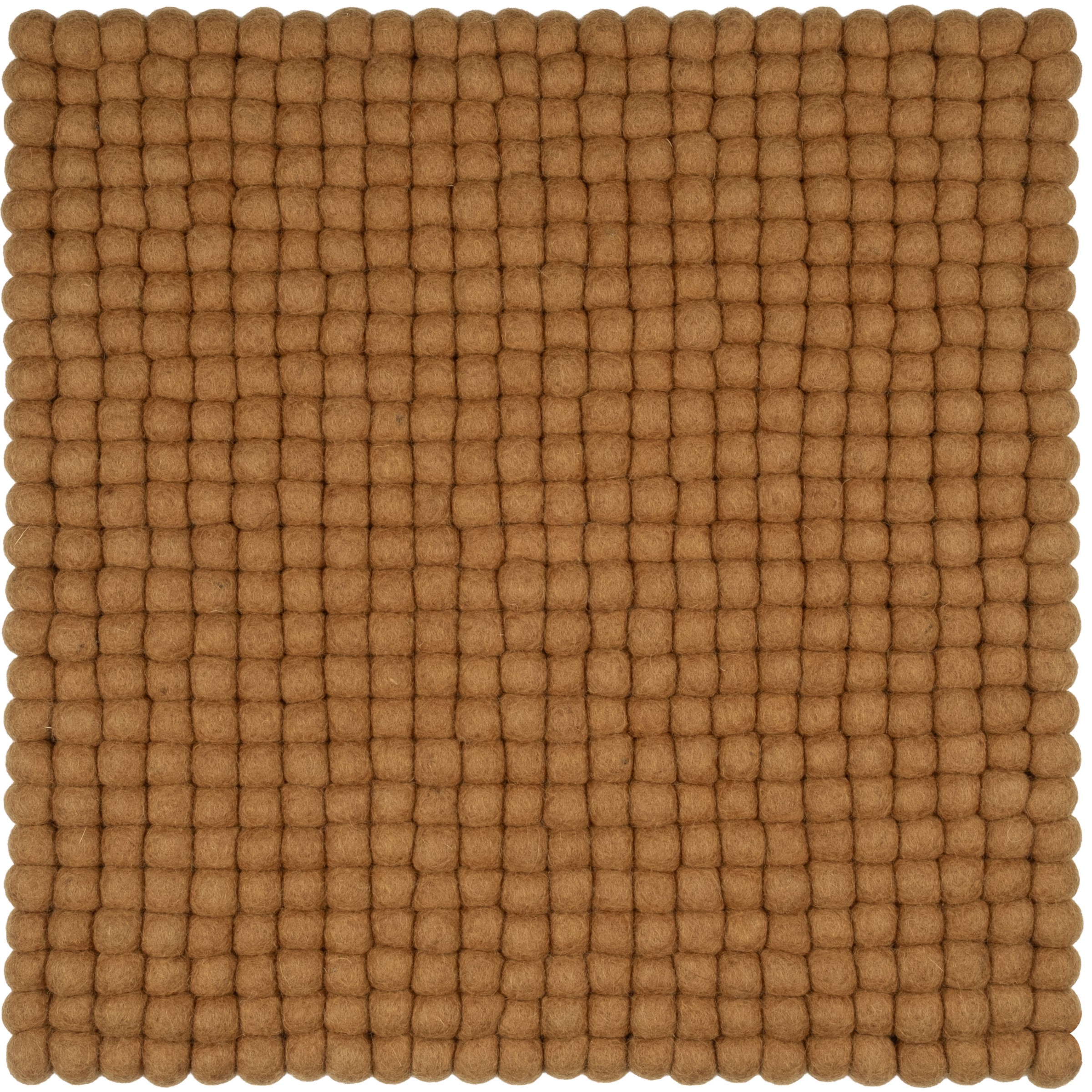 myfelt Omar Filzkugel-Sitzauflage Karamell 36 x 36 cm