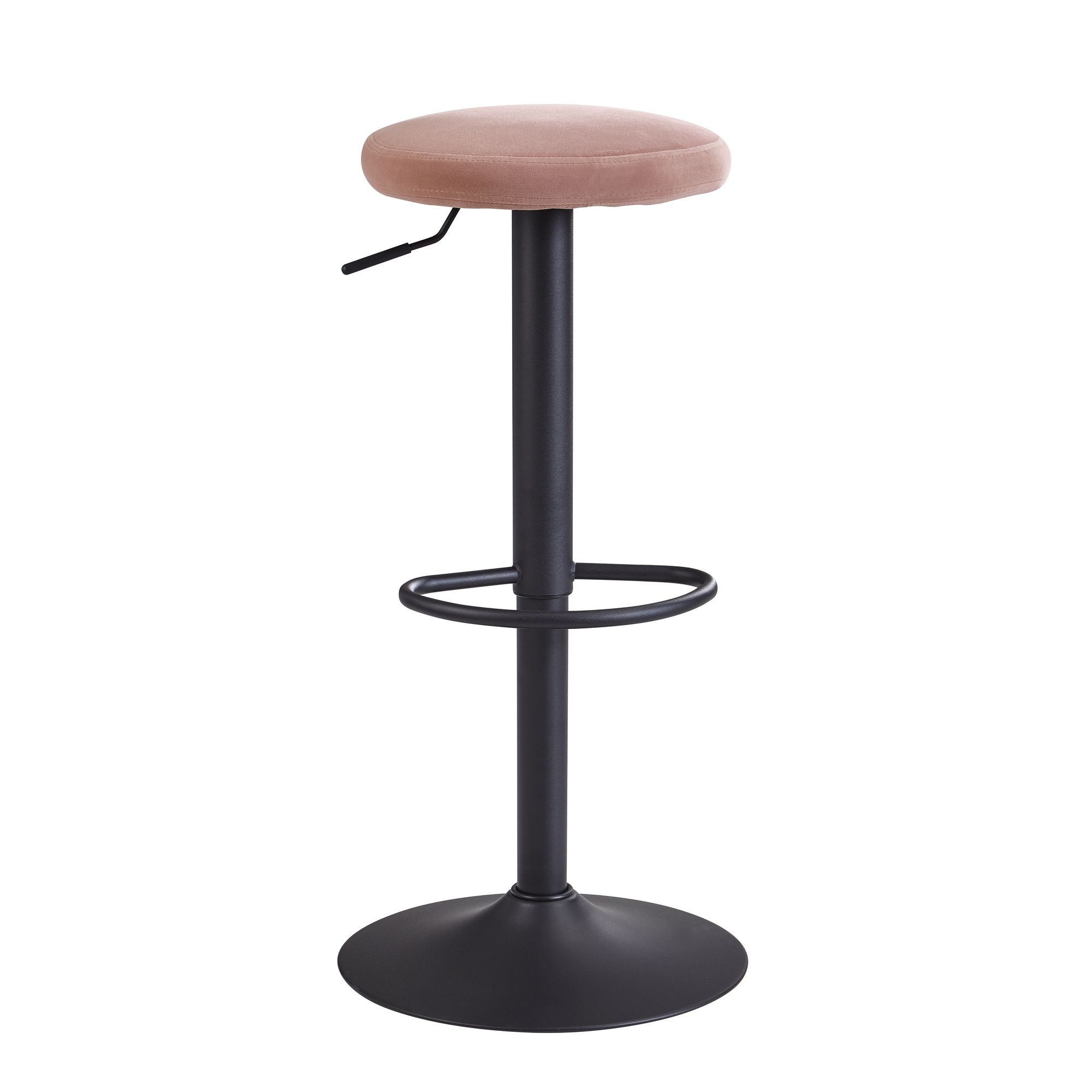 Barhocker Foldvik Samt Rosa 40 × 40 × 79 cm