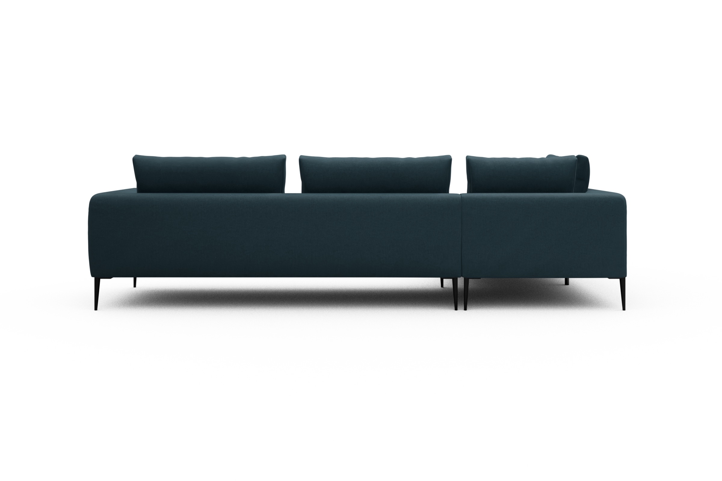 Ecksofa Paul Relax-Ecke rechts mit 3-Sitzer Satya-Indigo