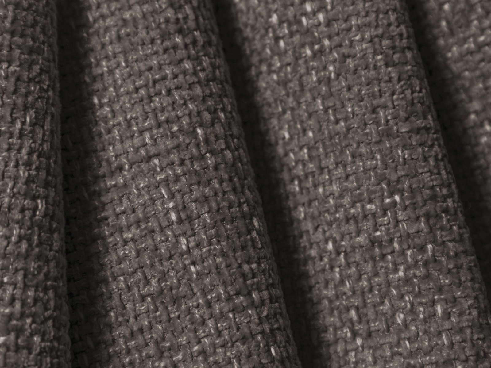 Micadoni Ecksofa Kaelle 4-Sitzer mit Schlaffunktion Links Chenille Schwarz