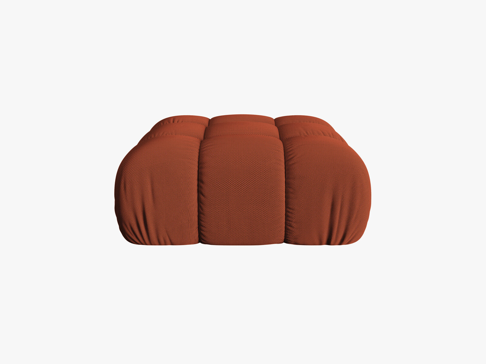 Micadoni Hocker Bellis 3D-Stoff Sonic Ziegel