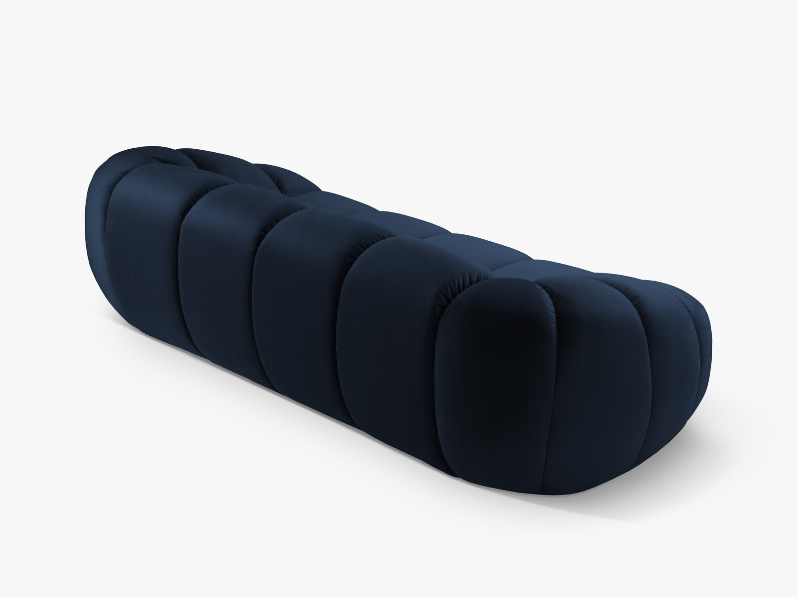 Micadoni Sofa Diana 3-Sitzer XL Samt Königsblau