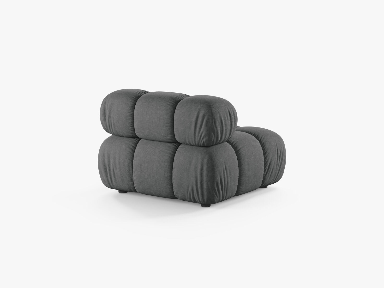 Micadoni Armloses Modul Bellis Strukturierter Stoff Liberty Grau