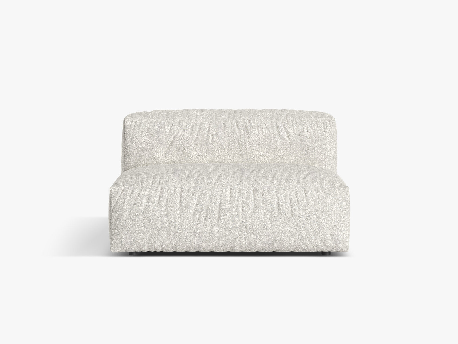 Micadoni Modul Martina 1-Sitzer Groß Boucle Monet Grau Beige Melange
