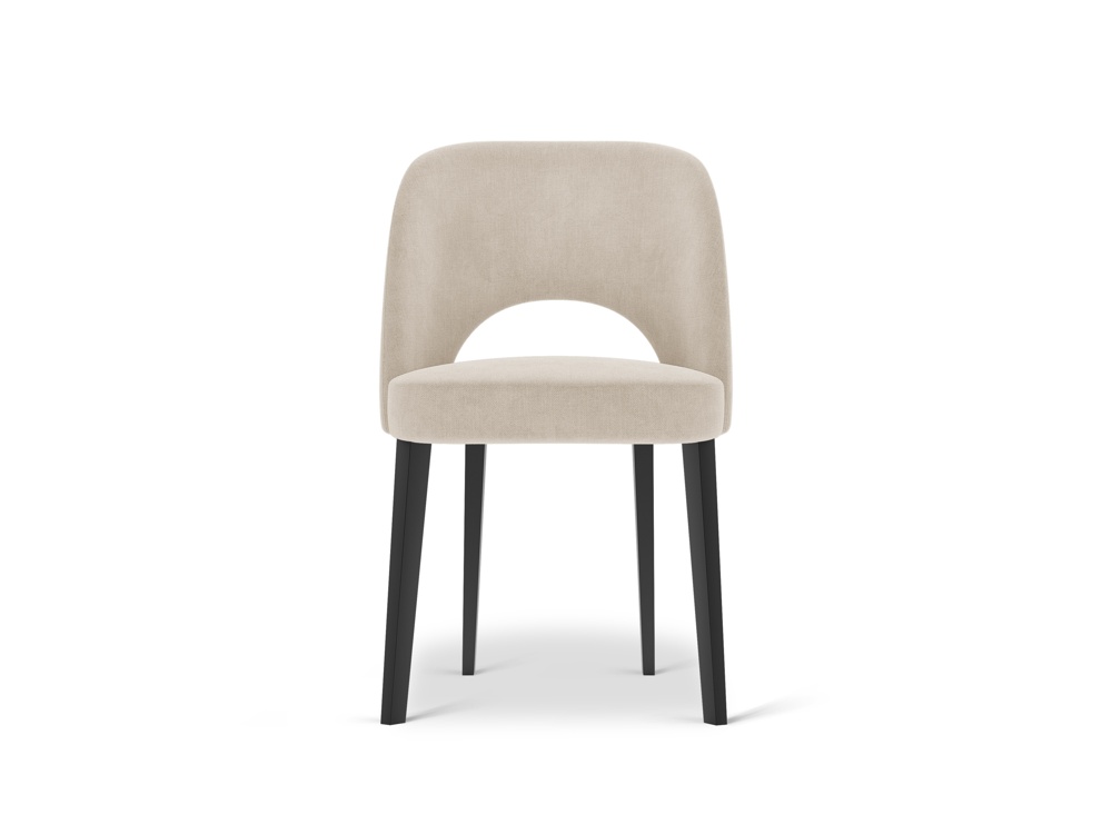 Cosmopolitan Design Stuhl Bowe Chenille Rebel Beige
