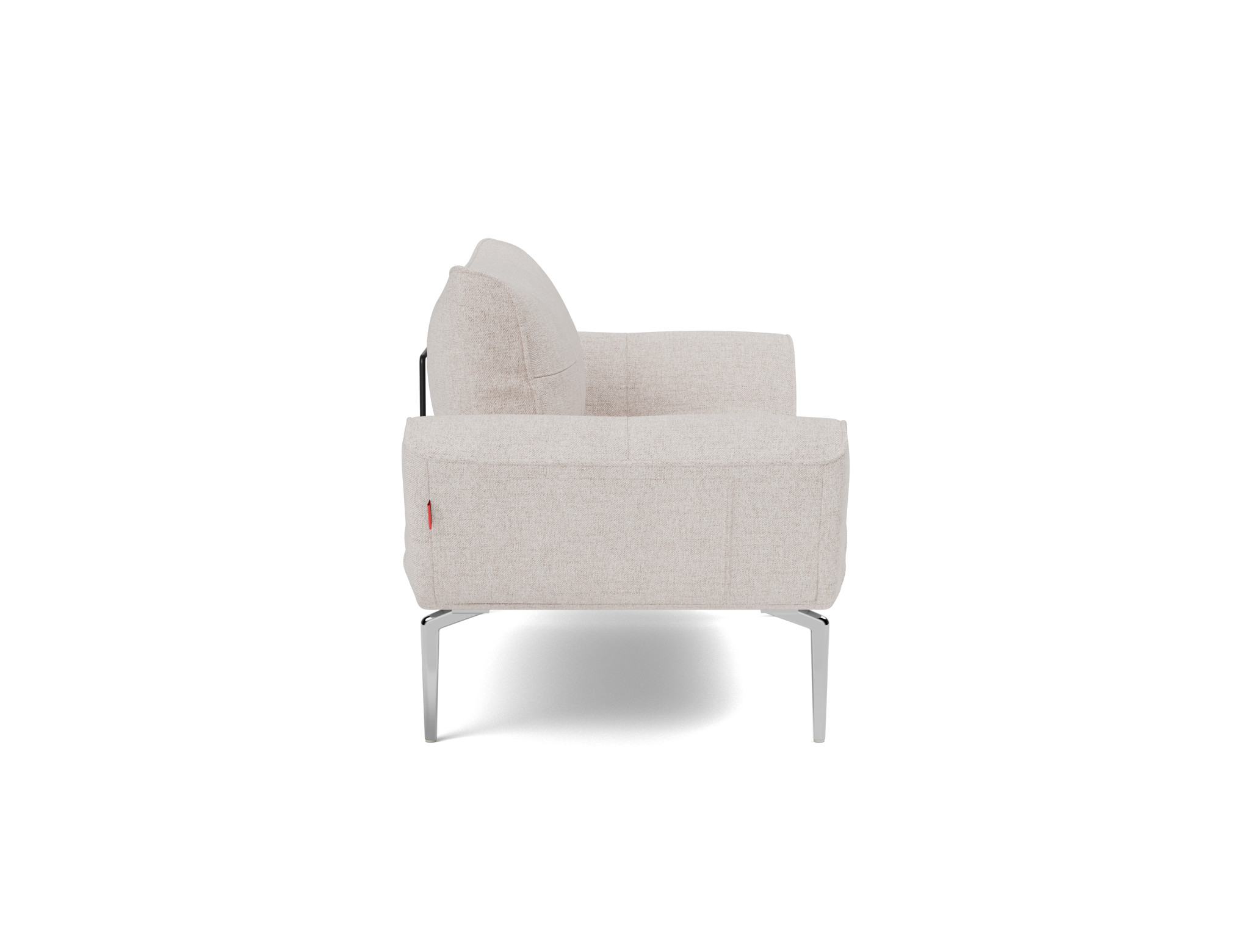 Tagesbett Zeal Strukturierter Stoff Weda 300-Weda-Sand Beine Straw Aluminium