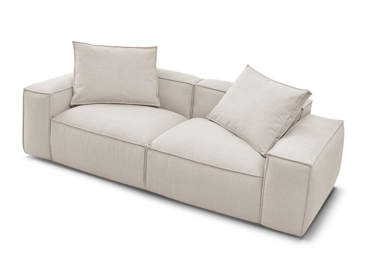 Bobochic Boheme Sofa 3-Sitzer Melange-Stoff Beige