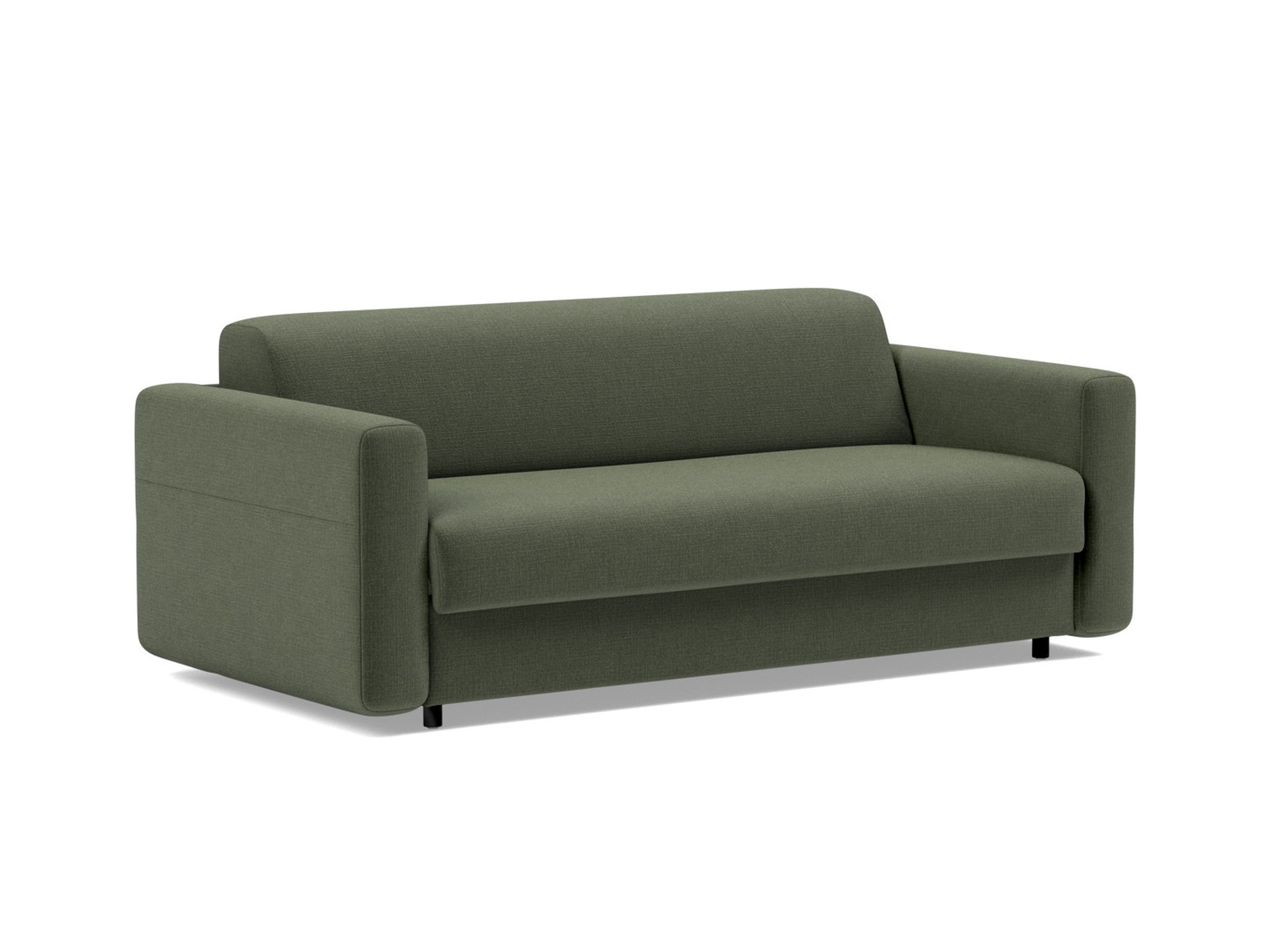 Schlafsofa Killian mit Taschenfederkernmatratze 140 Chenille Esina 413-Olive-Green
