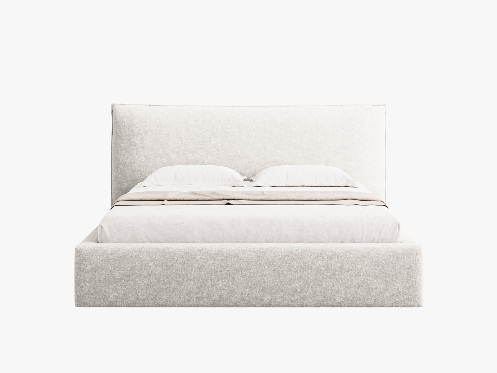 Micadoni Bett Kaelle Chenille Perfect Harmony Helles Beige