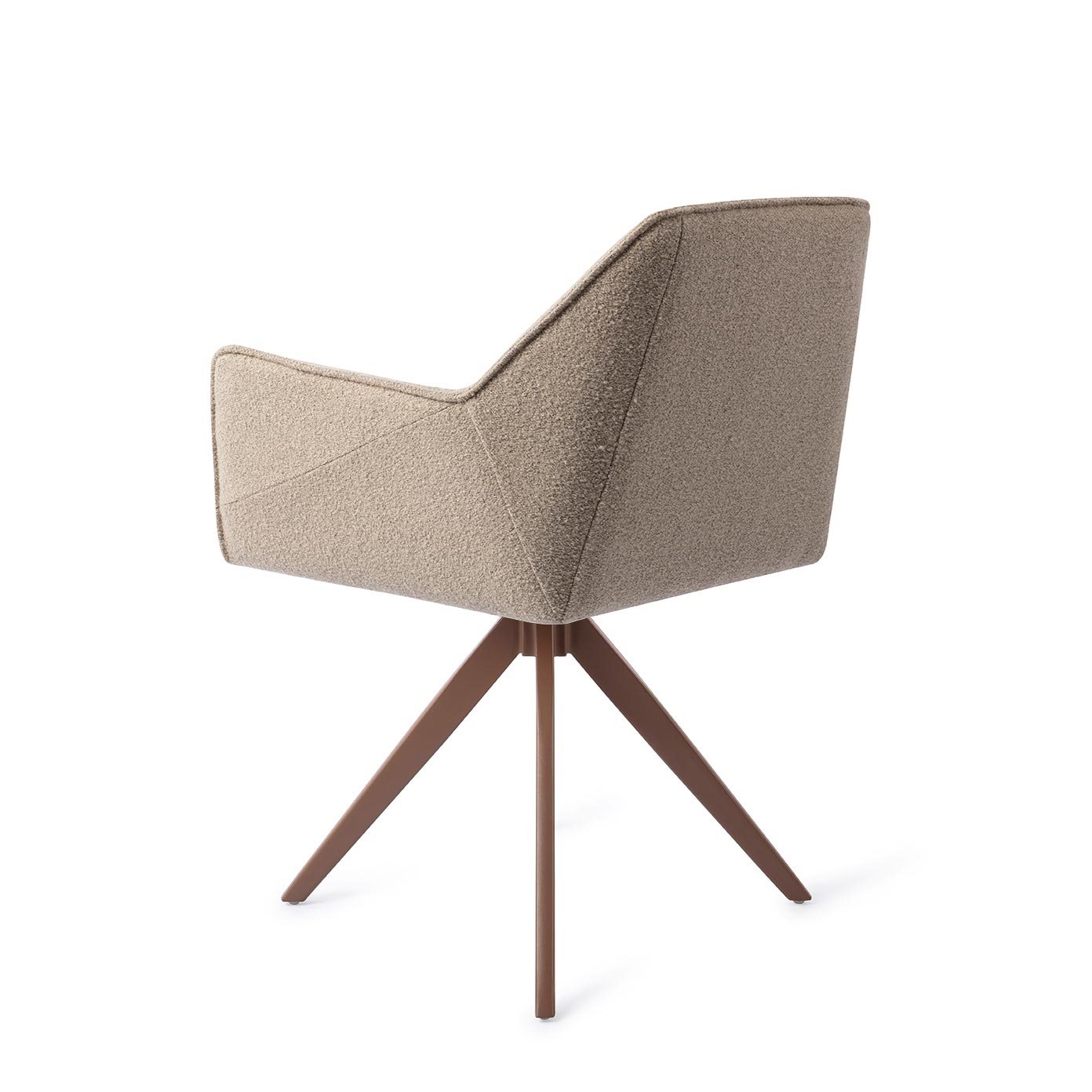 Jesper Home Esszimmerstuhl Tome Great-Greige Turn Braun