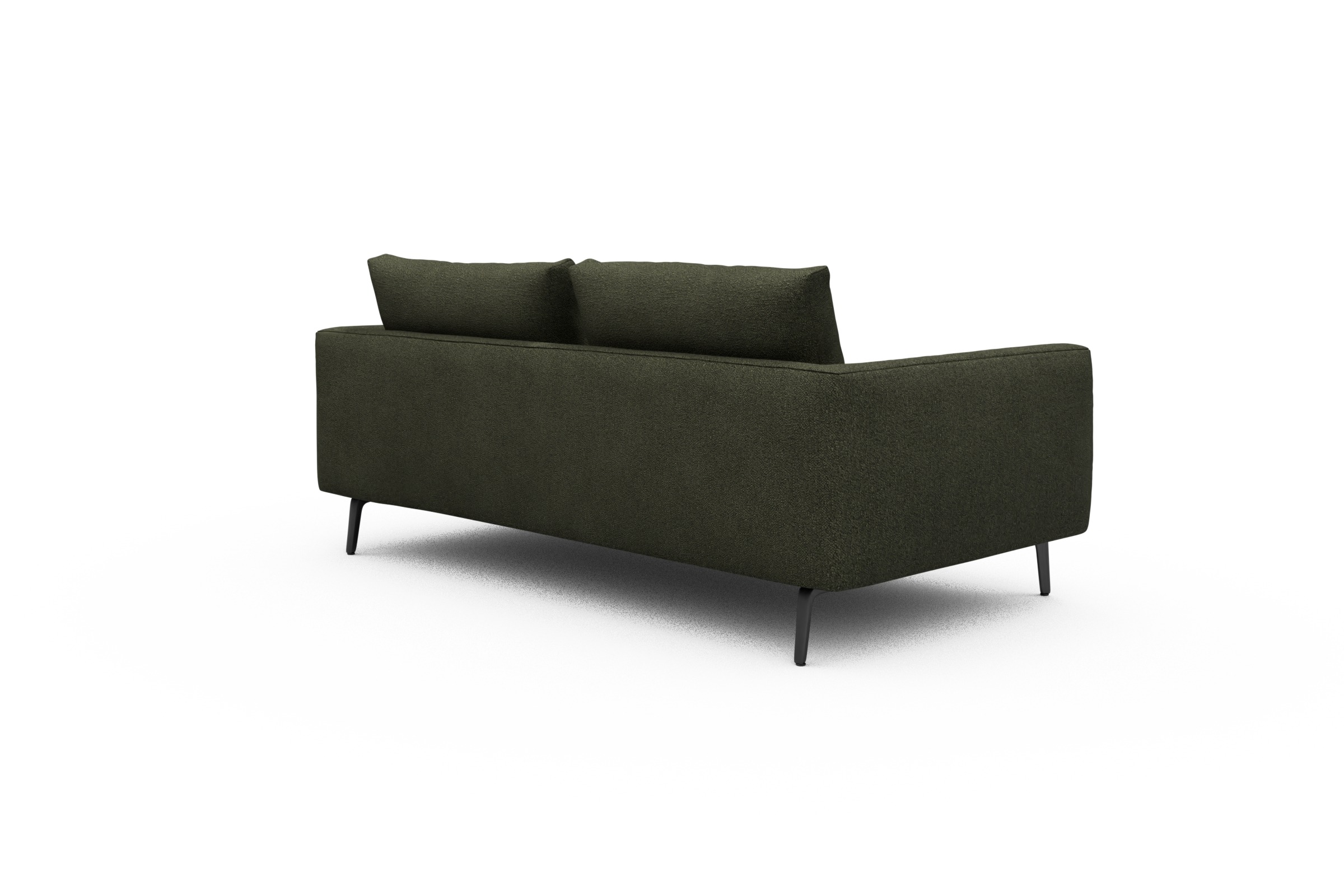 Sofa Karl 2-5-Sitzer Boucle-Forest-Green