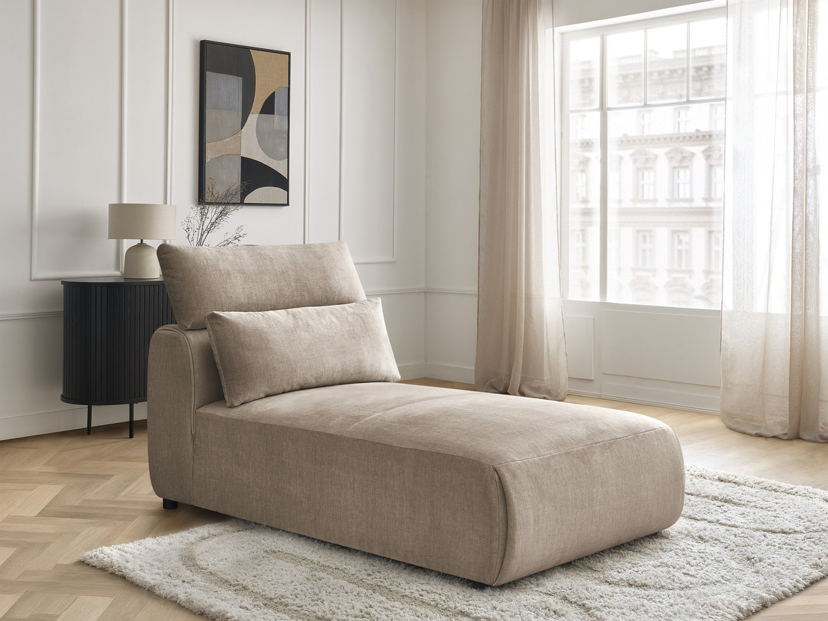 Bobochic Jana Méridienne-Modul Samt Taupe