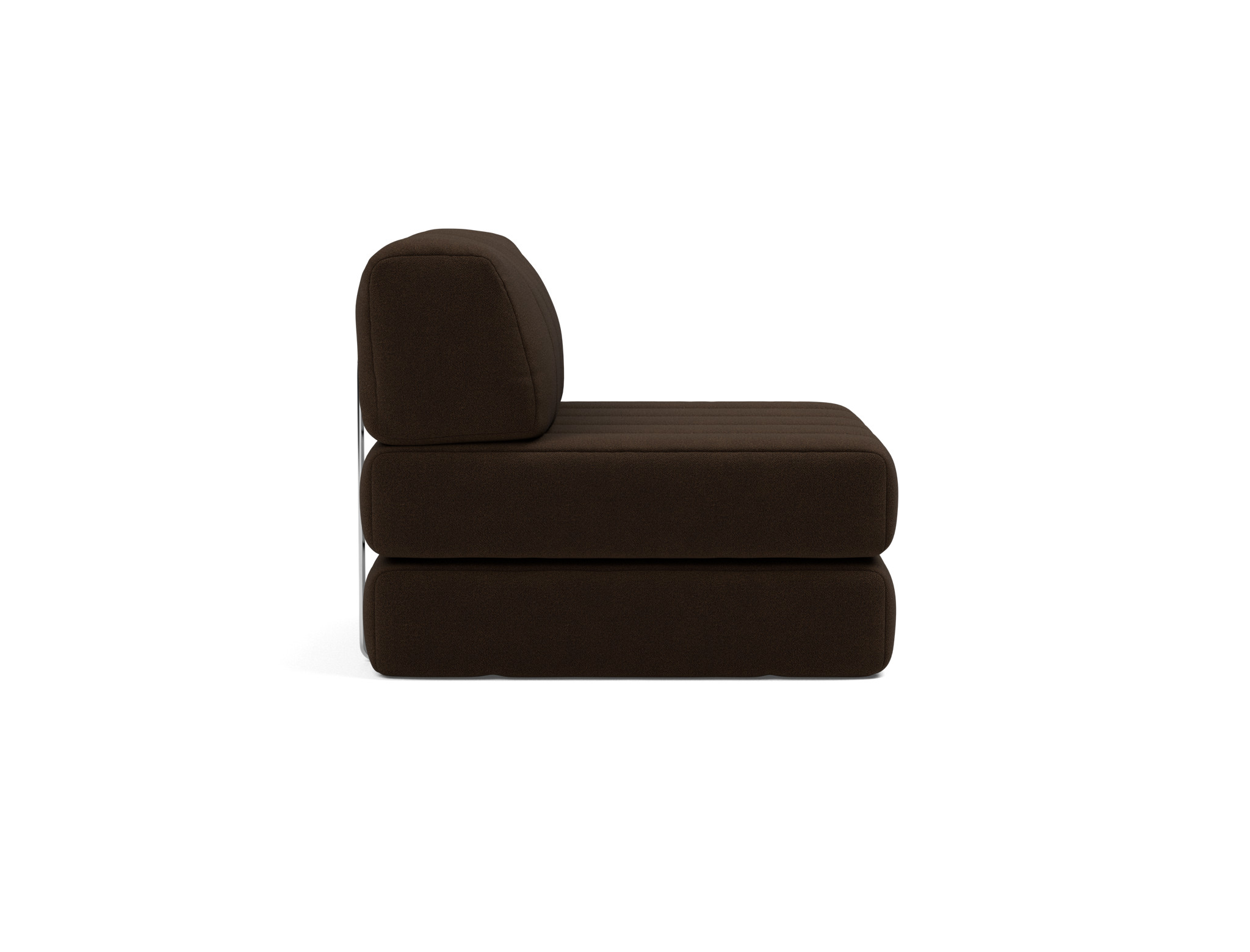 Schlafsessel CozyPad Strukturierter Stoff Taura 358-Chocco