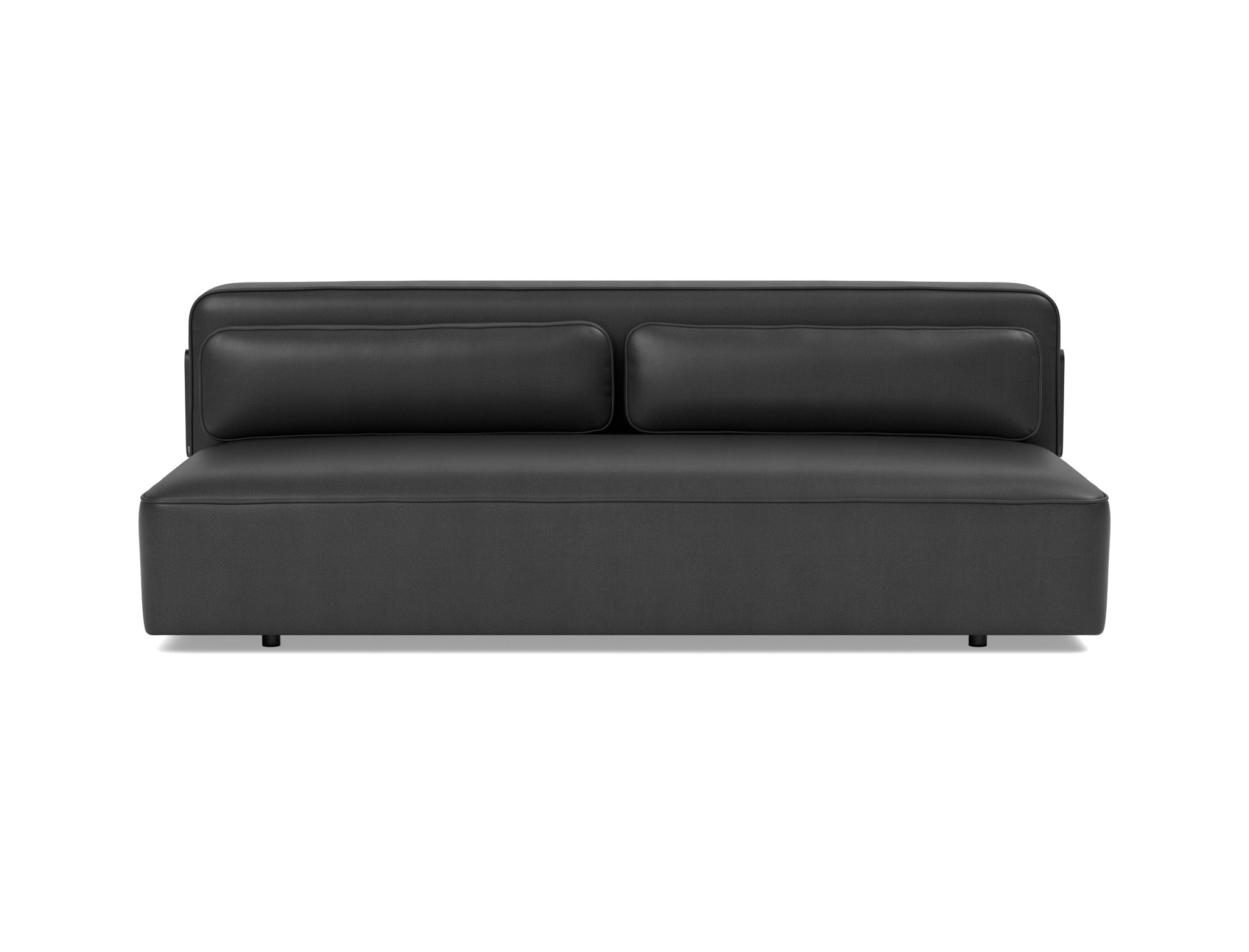 Schlafsofa Yonata Lederoptik Faunal 550-Black