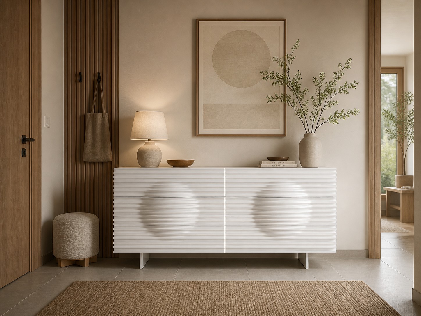 Livin Hill Sideboard Hudson 160 cm Weiß