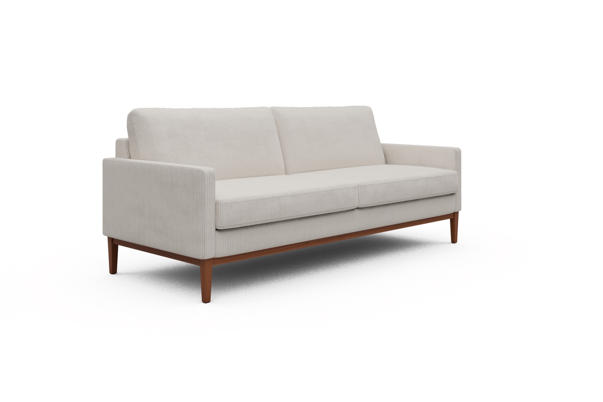 Sofa Bodo 3-Sitzer Corduroy Ivory Skandi Home moebelfaktor