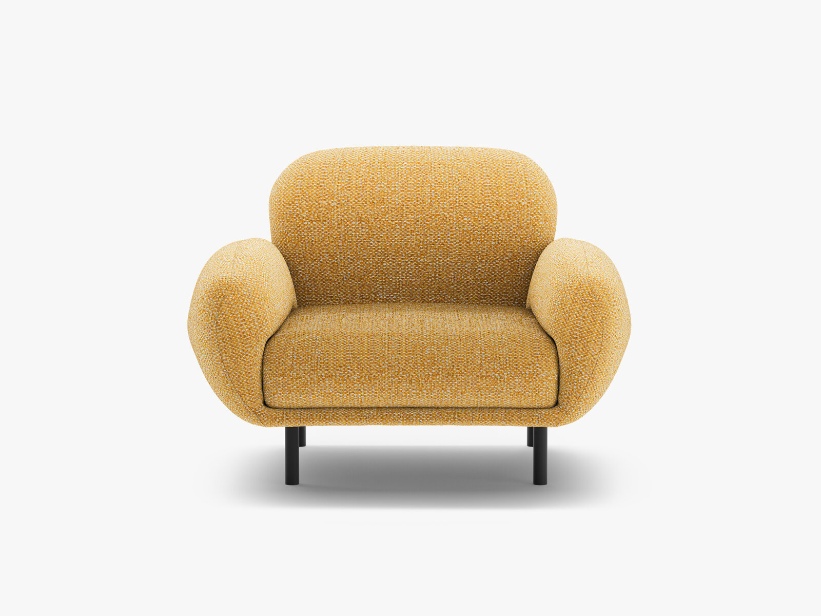 Micadoni Sessel Poppy Chenille Silencio Senf