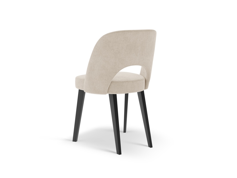 Cosmopolitan Design Stuhl Bowe Chenille Rebel Beige