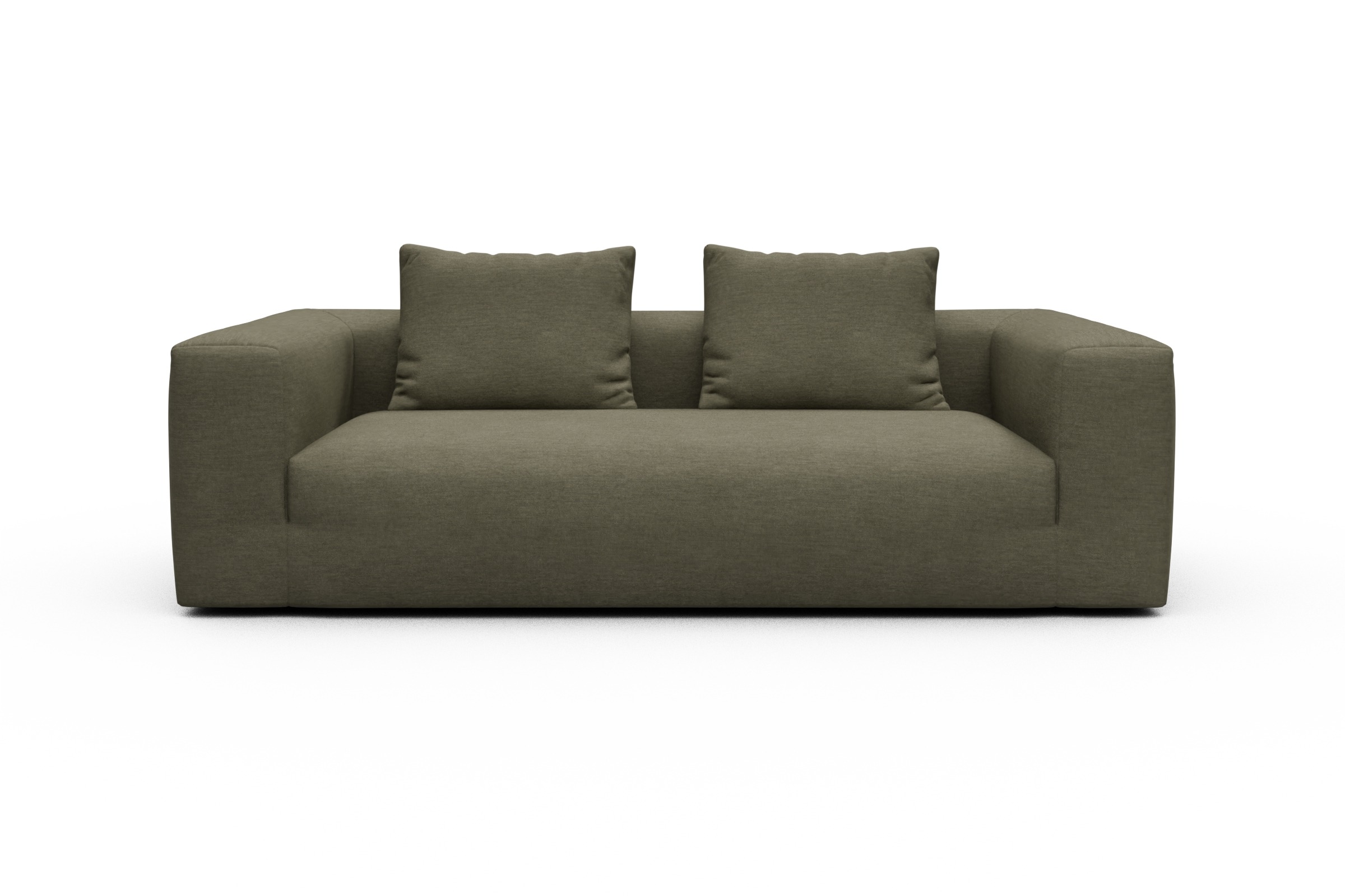 Skandi Home Sofa Fred 3-Sitzer Vivus-Dusty-Olive moebelfaktor