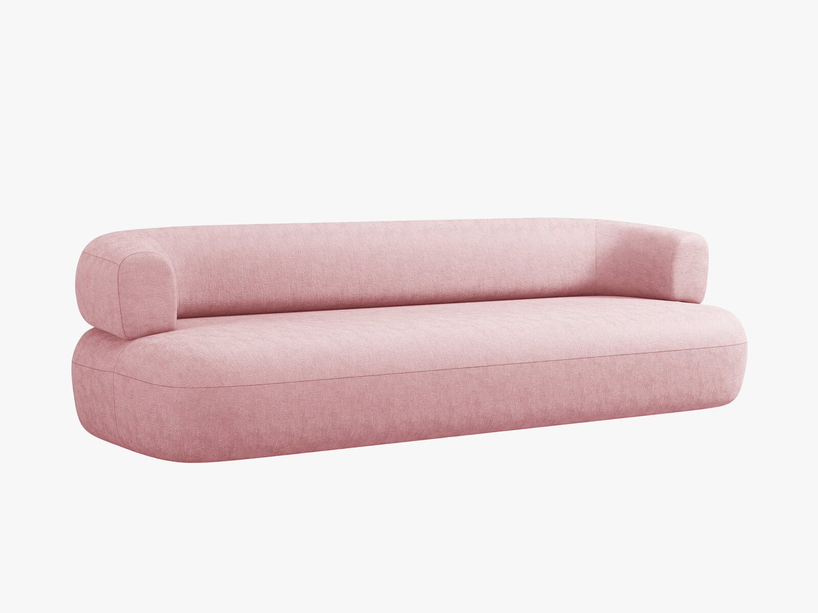 Micadoni Sofa Jenny 4-Sitzer Chenille Perfect Harmony Rosa