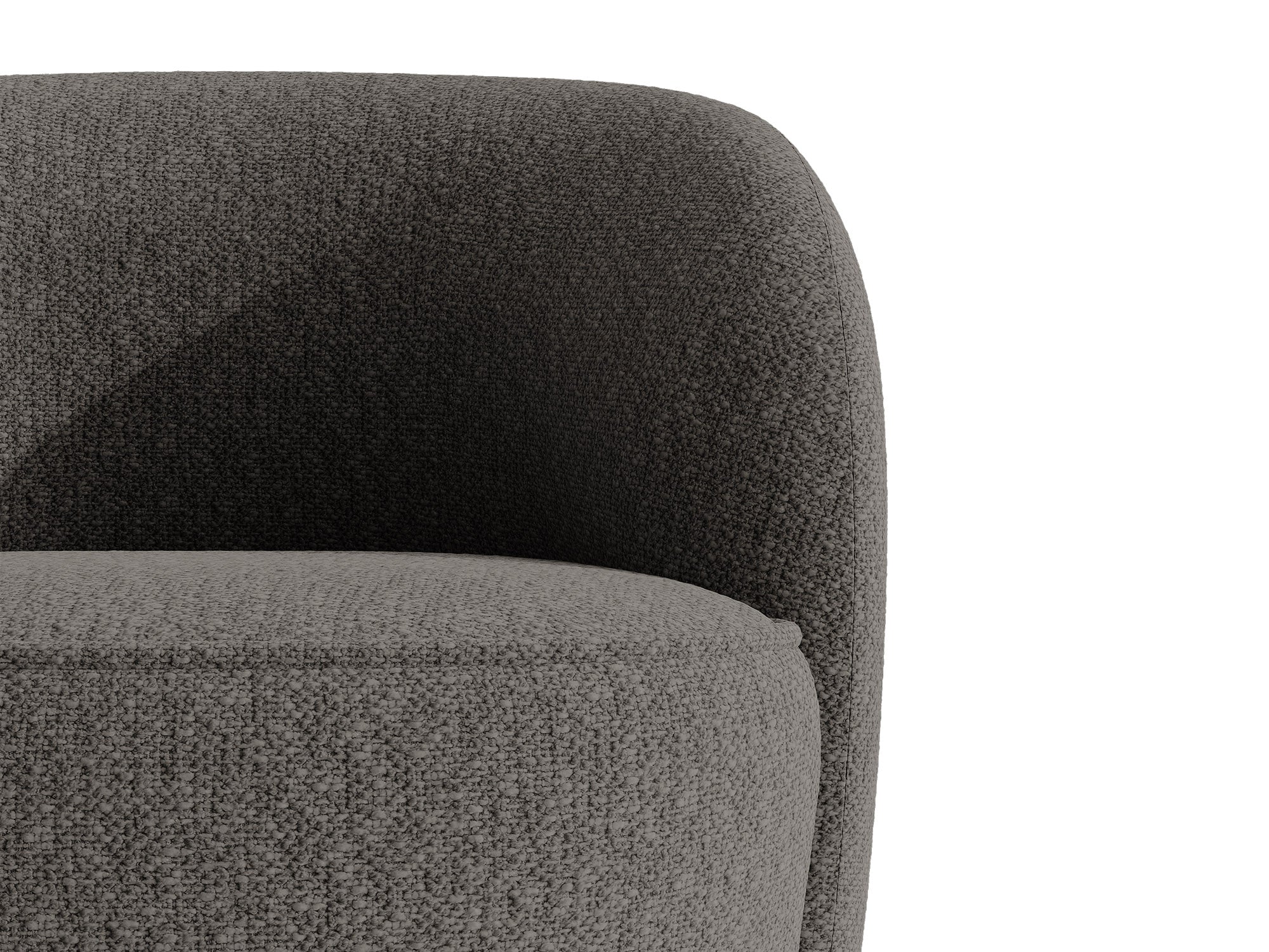 Micadoni Jonas Drehbarer Sessel Chenille Cover Me Dunkelgrau