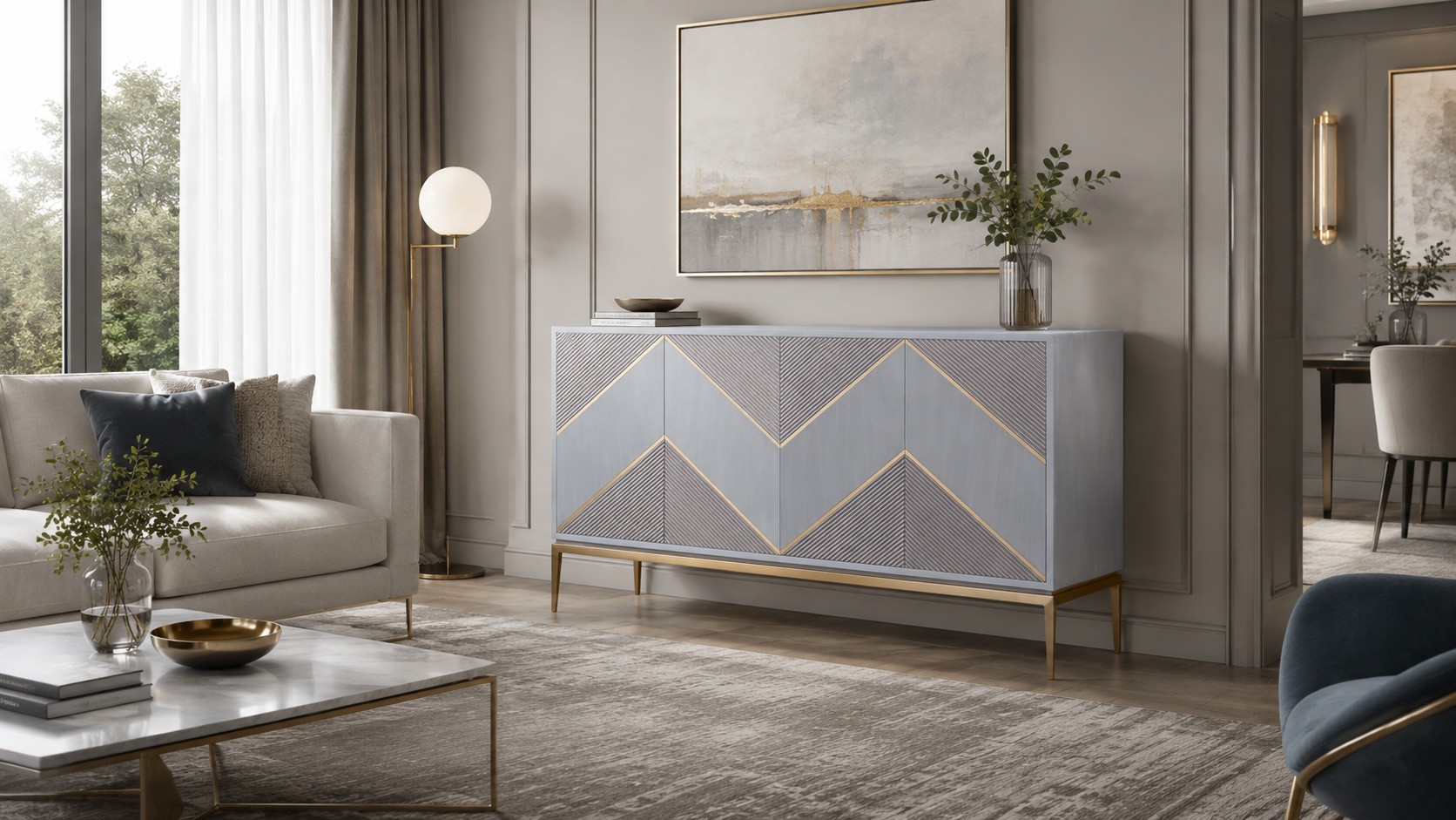 Livin Hill Sideboard Stilig Grau