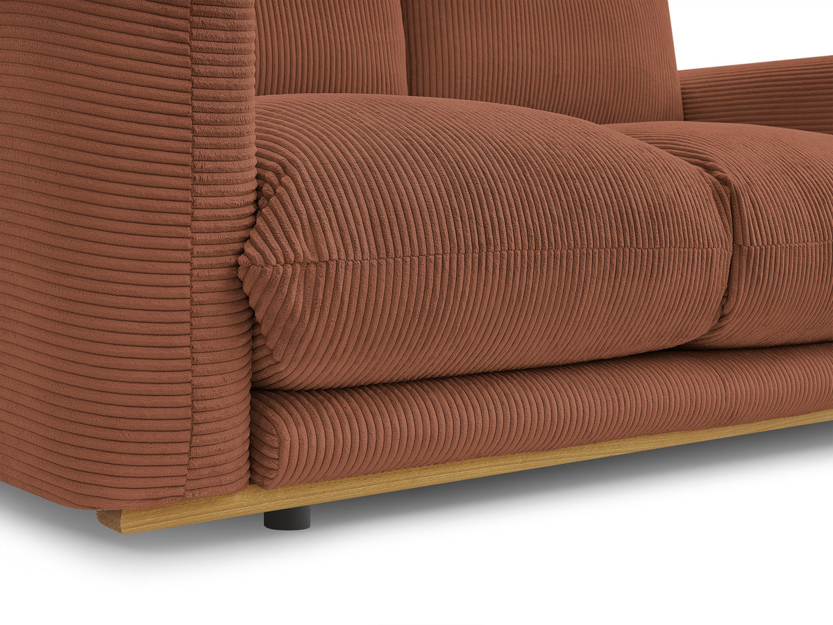Bobochic Ernest Sofa 2-Sitzer Cordsamt Orange