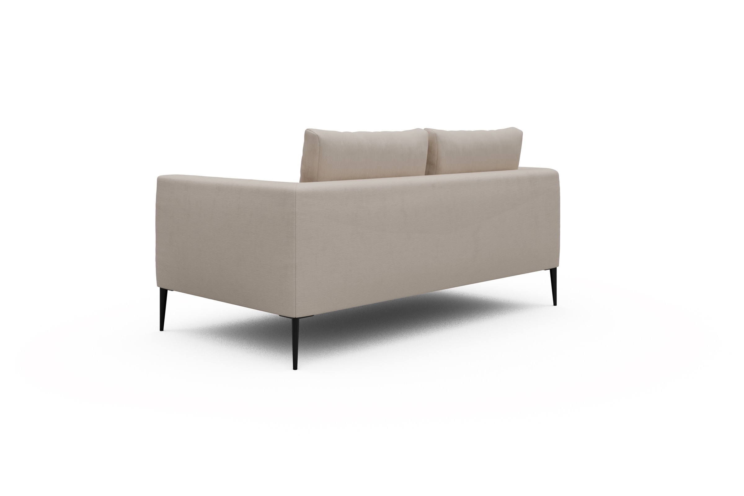 Sofa Paul 2-Sitzer Cordufine-Off-White
