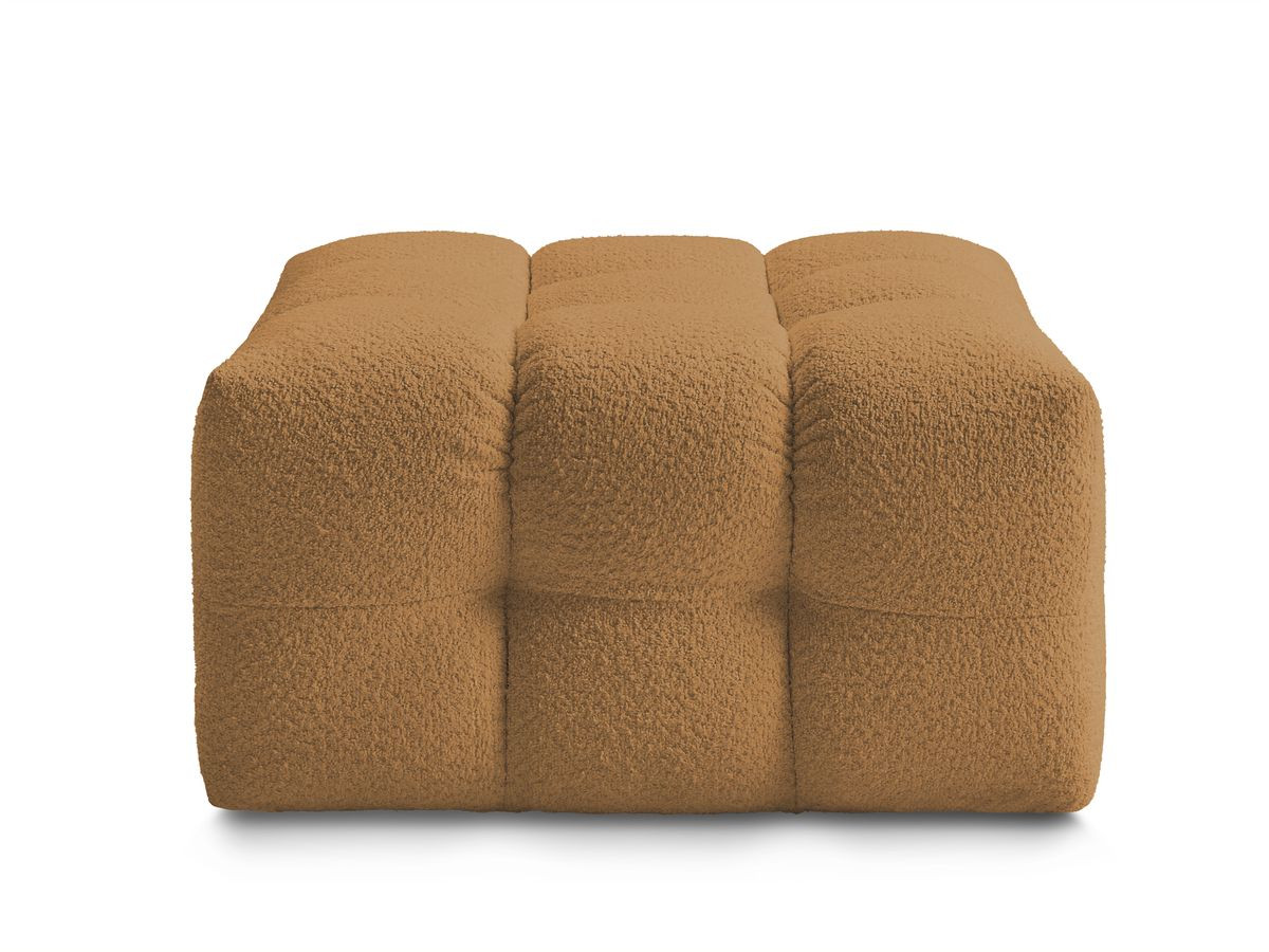 Bobochic Cloud Pouf Bouclé-Stoff Gelb