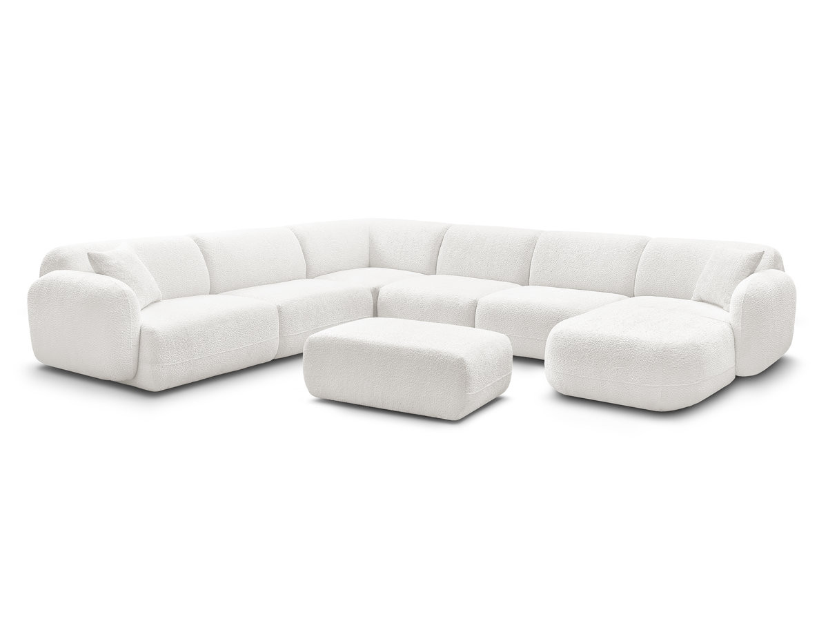 Bobochic Anda Wohnlandschaft mit Pouf 373 × 289 cm