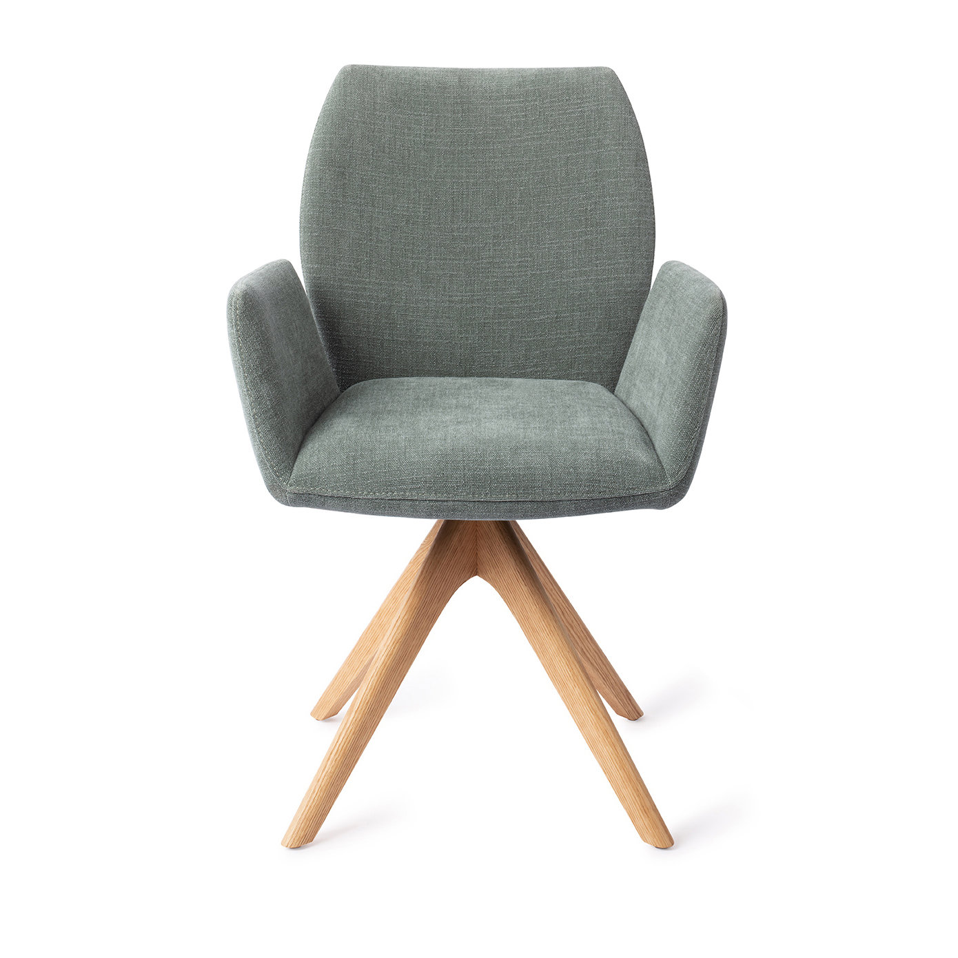 Jesper Home Esszimmerstuhl Misaki Breezy Blue Revolve Eiche Natur