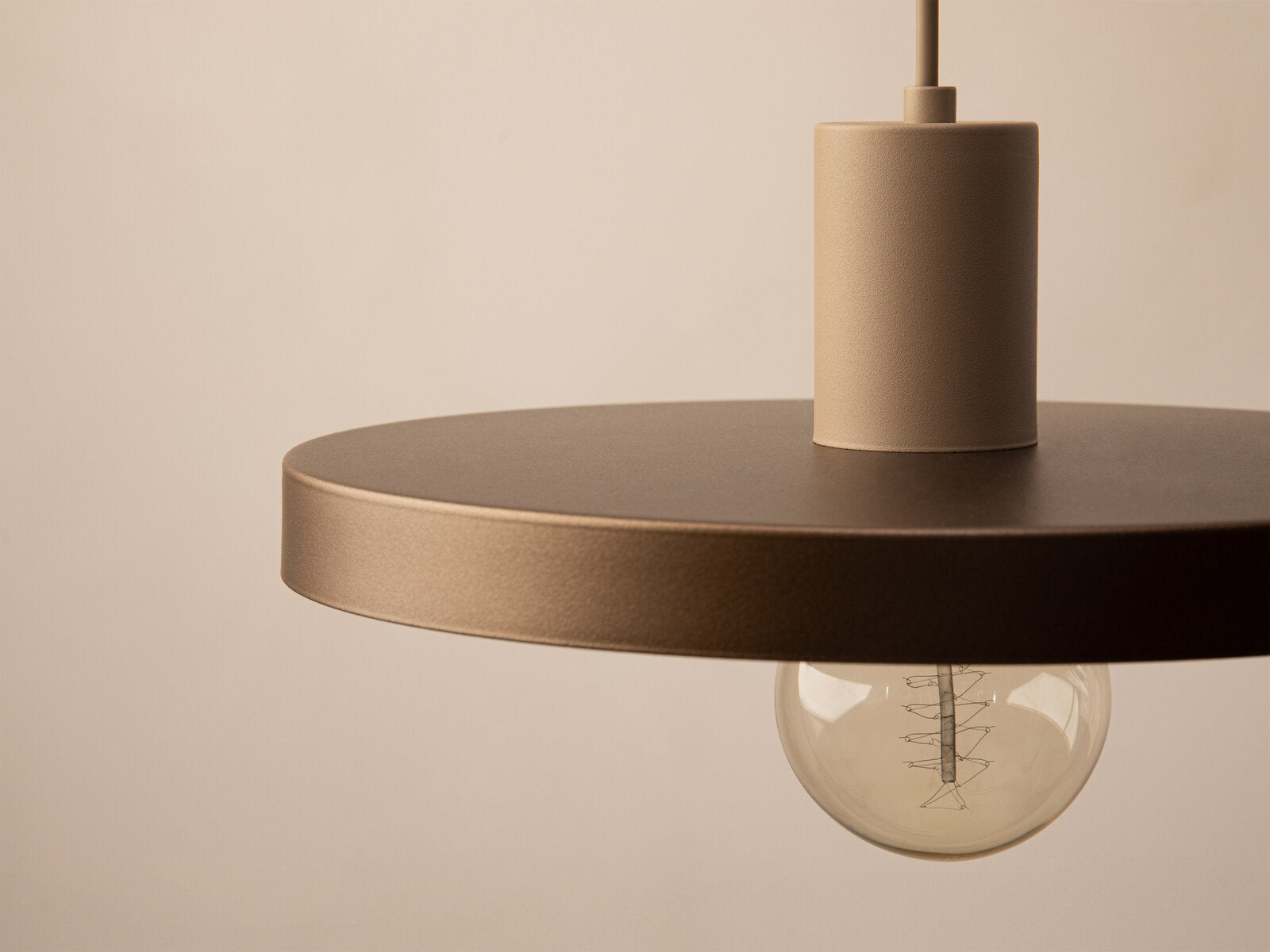 Micadoni Ori Pendelleuchte Ø 30 cm Sabia / Braun