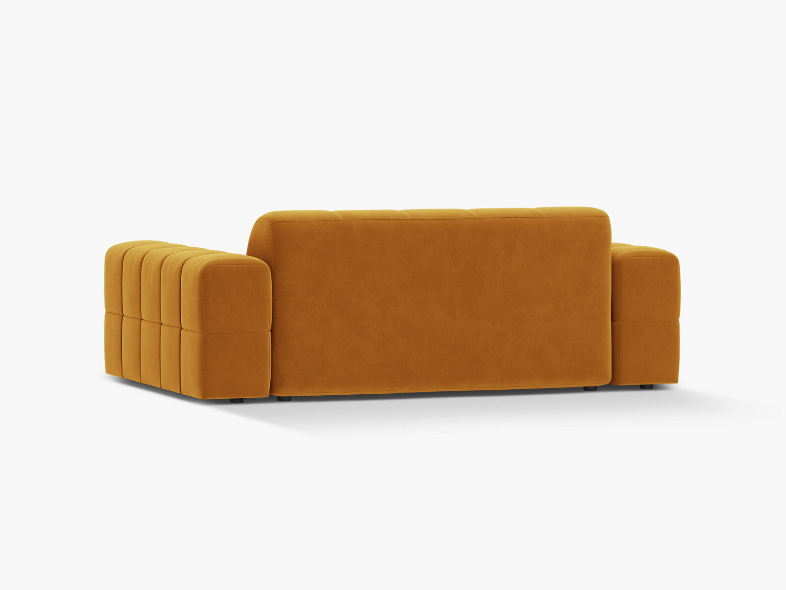 Micadoni Jennifer Sofa 2-Sitzer Samt Venus Gelb