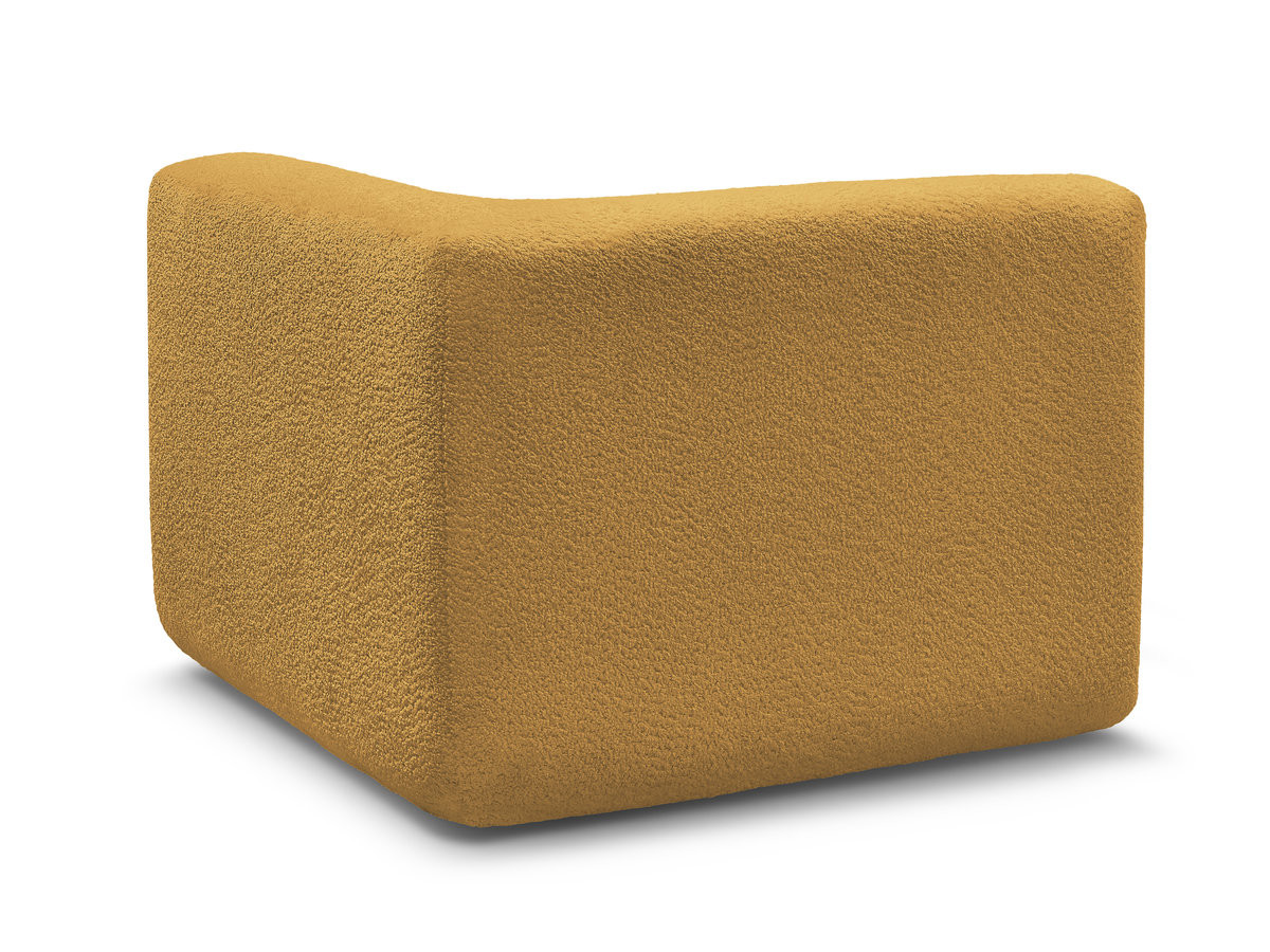 Bobochic Anda Sofa 1-Sitzer Chenille Gelb