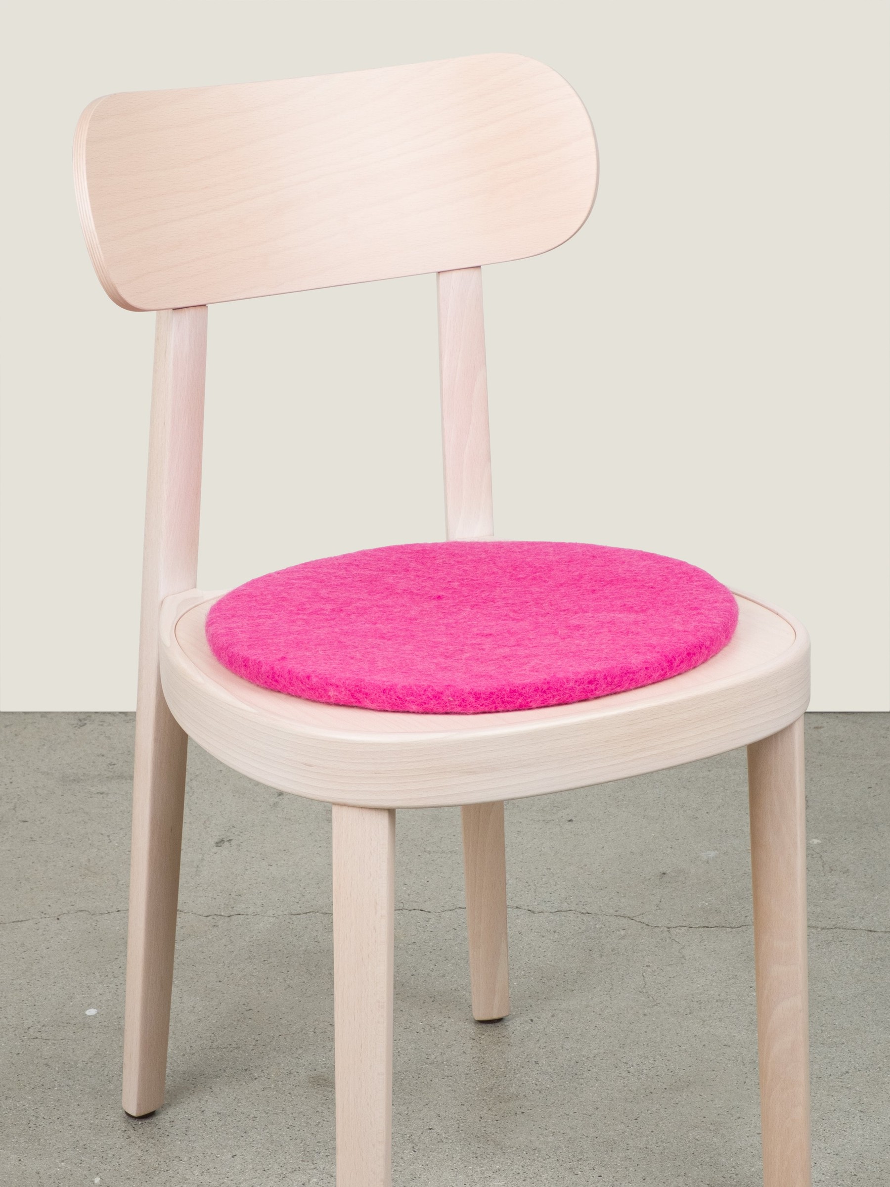 myfelt Lilli Filz-Sitzauflage Pink Ø 36 cm