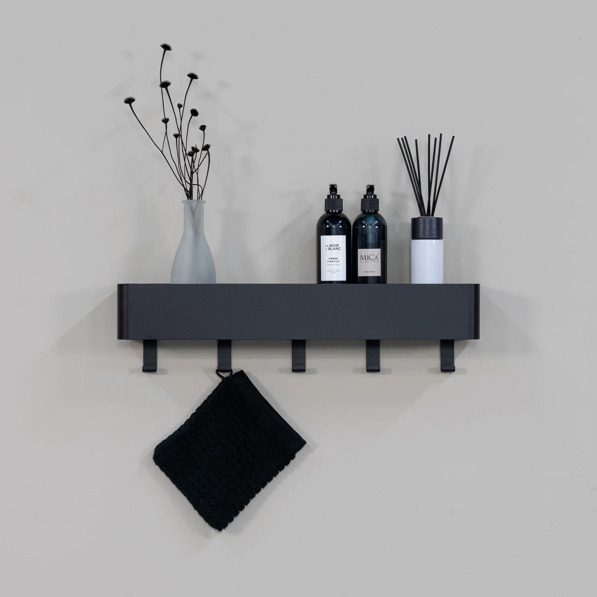 Spinder Design Wandregal Multi 5 Schwarz