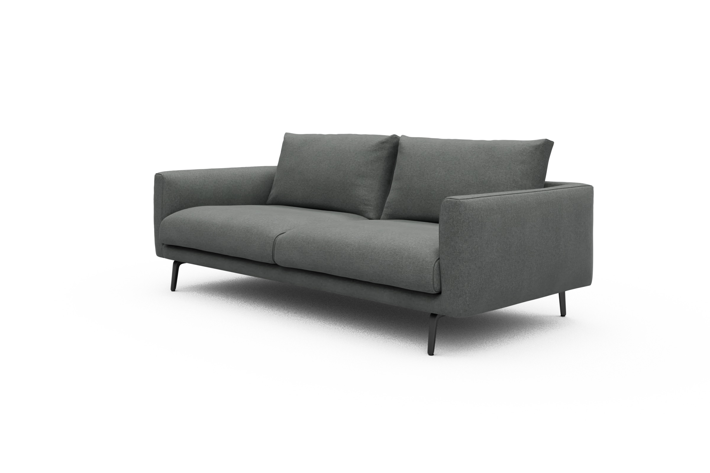 Sofa Karl 3-Sitzer Satya-Steel